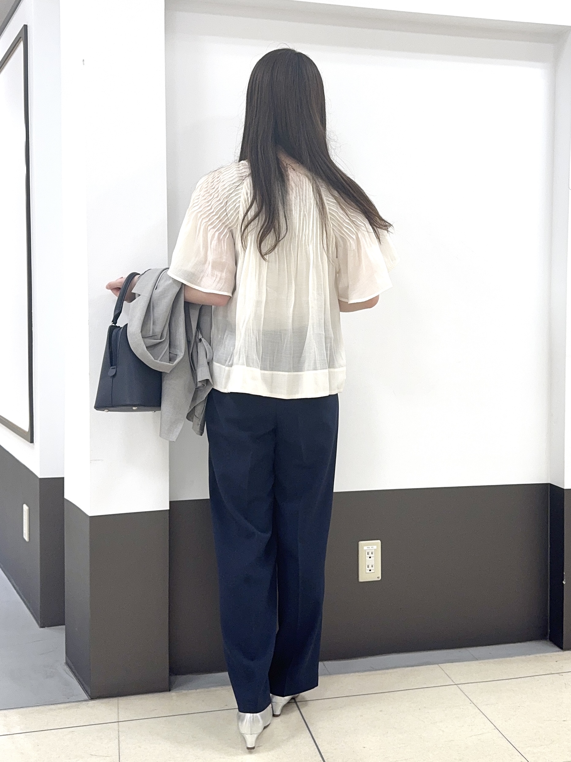 Nrinさんの「Reflect｜【SS-4Lサイズ／接触冷感／シワになりにくい】リラクシーテーラードジャケット」を使ったコーディネート