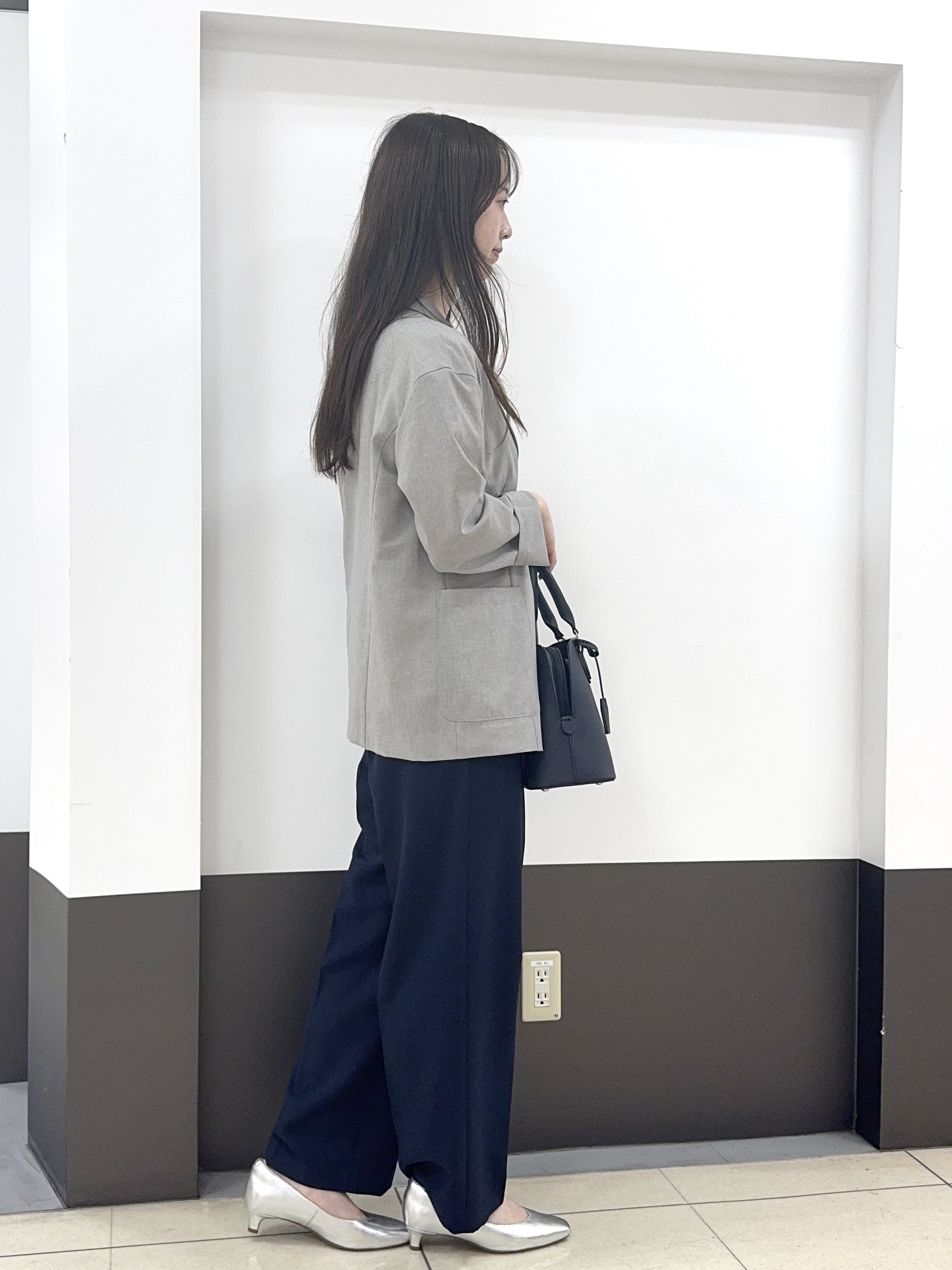 Nrinさんの「Reflect｜【SS-4Lサイズ／接触冷感／シワになりにくい】リラクシーテーラードジャケット」を使ったコーディネート