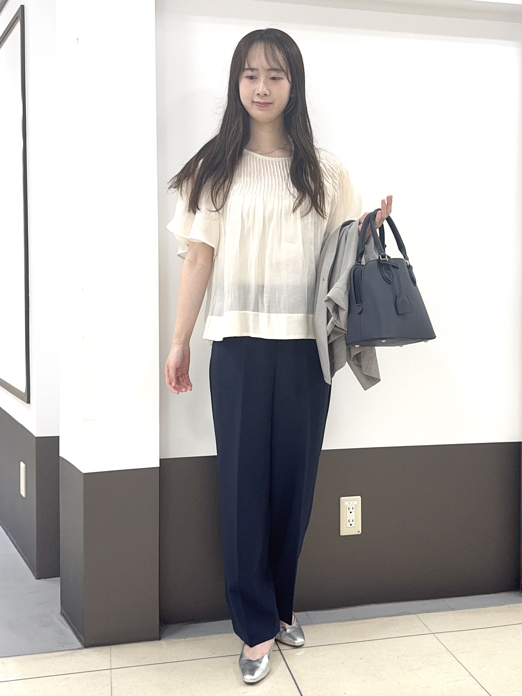Nrinさんの「Reflect｜【SS-4Lサイズ／接触冷感／シワになりにくい】リラクシーテーラードジャケット」を使ったコーディネート