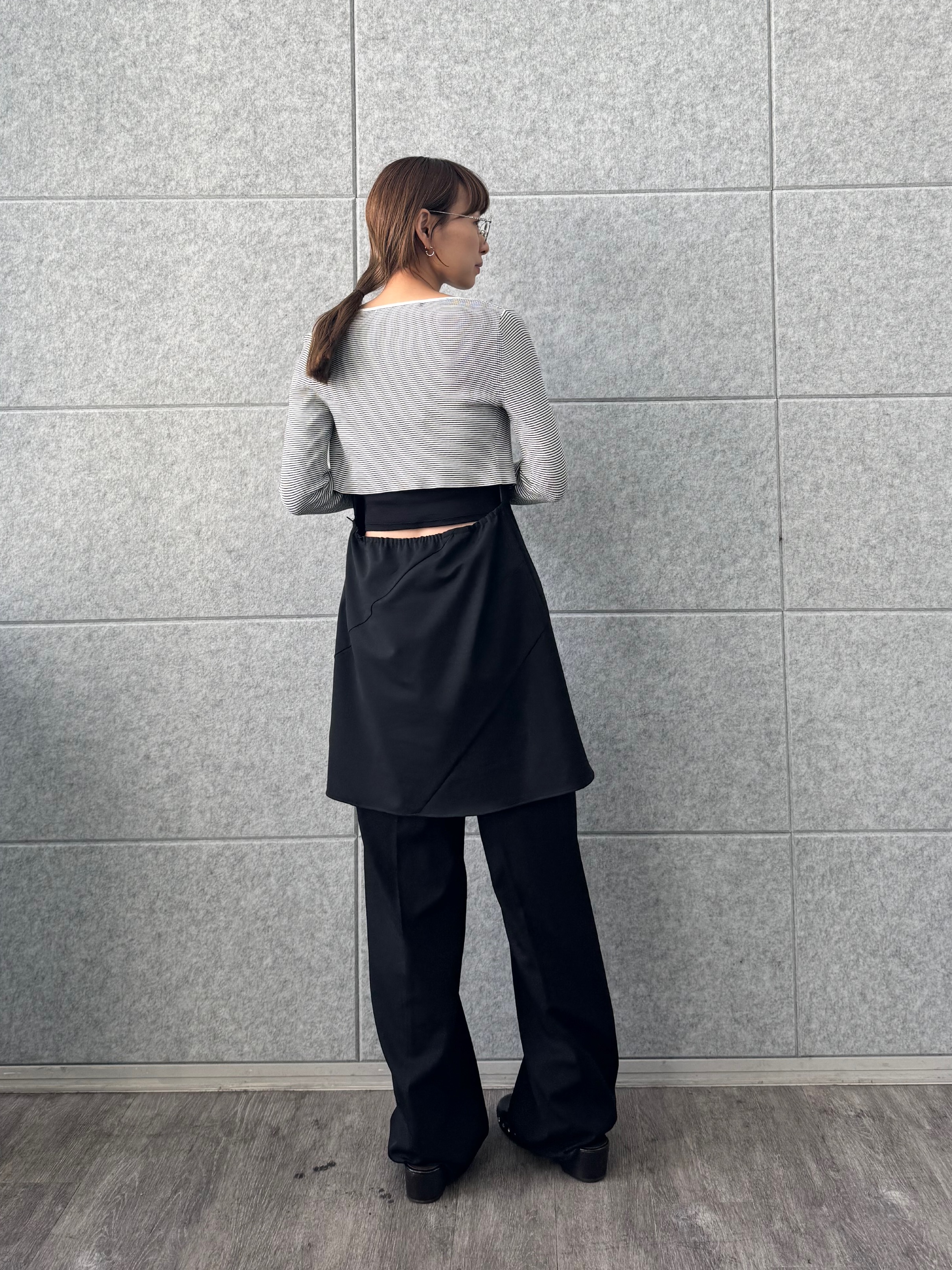 designer yukaさんの「CODE A｜【Re】stretch hook cardigan」を使ったコーディネート