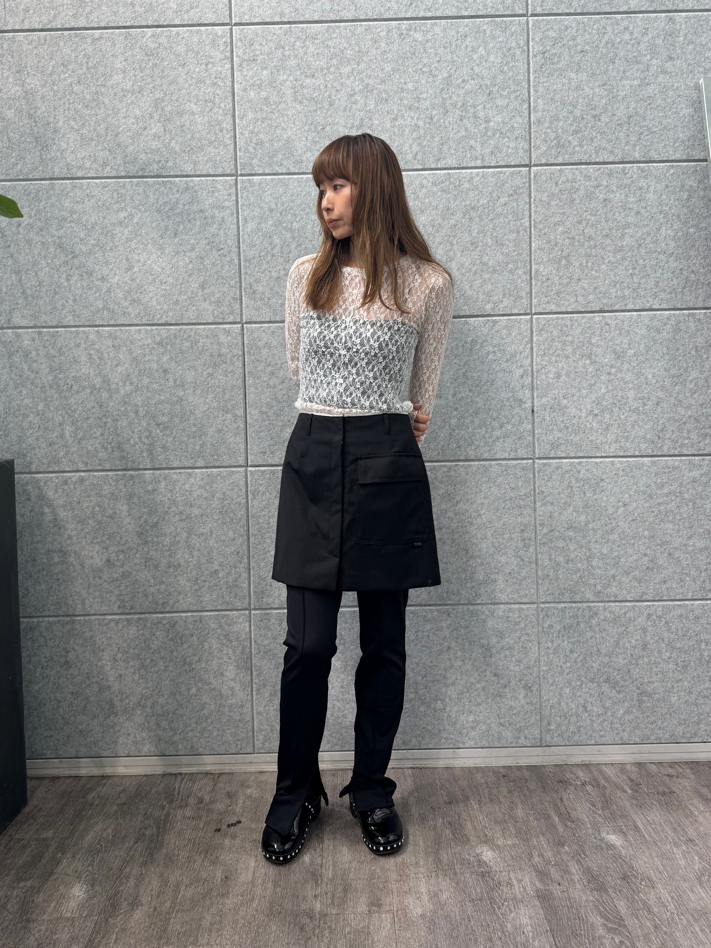 designer yukaさんの「CODE A｜【Re】zip leggings pants」を使ったコーディネート