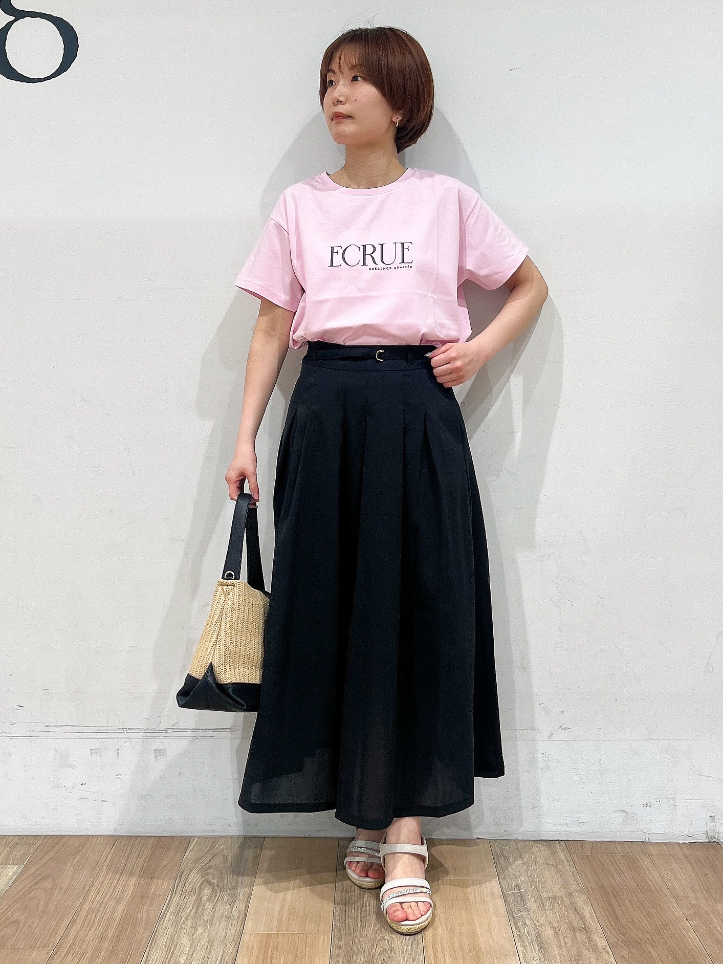 山さんさんの「grove｜【吸水速乾・通気性・洗える】衿付きハーフジャケット」を使ったコーディネート