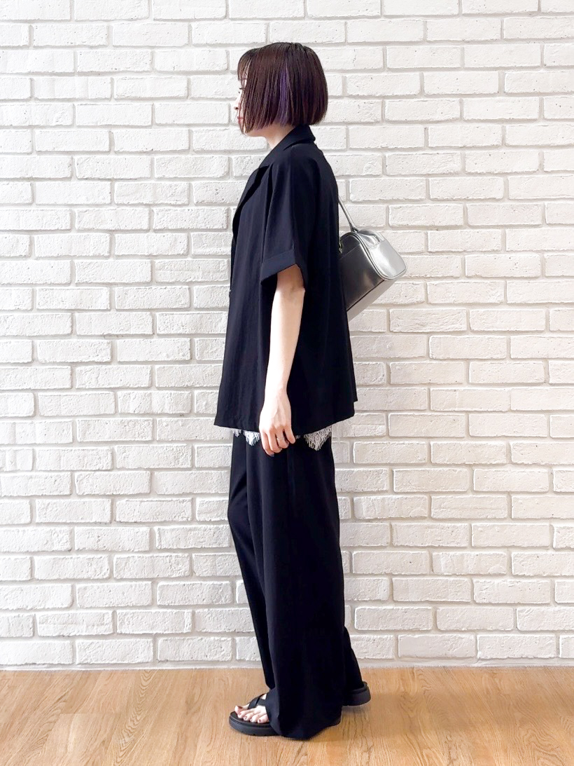 𝐜𝐡𝐢𝐤𝐚さんの「SHOO･LA･RUE｜【高レビュー/洗濯機可/セットアップ可】軽凛(かろりん) ひんやり半袖ジャケット」を使ったコーディネート