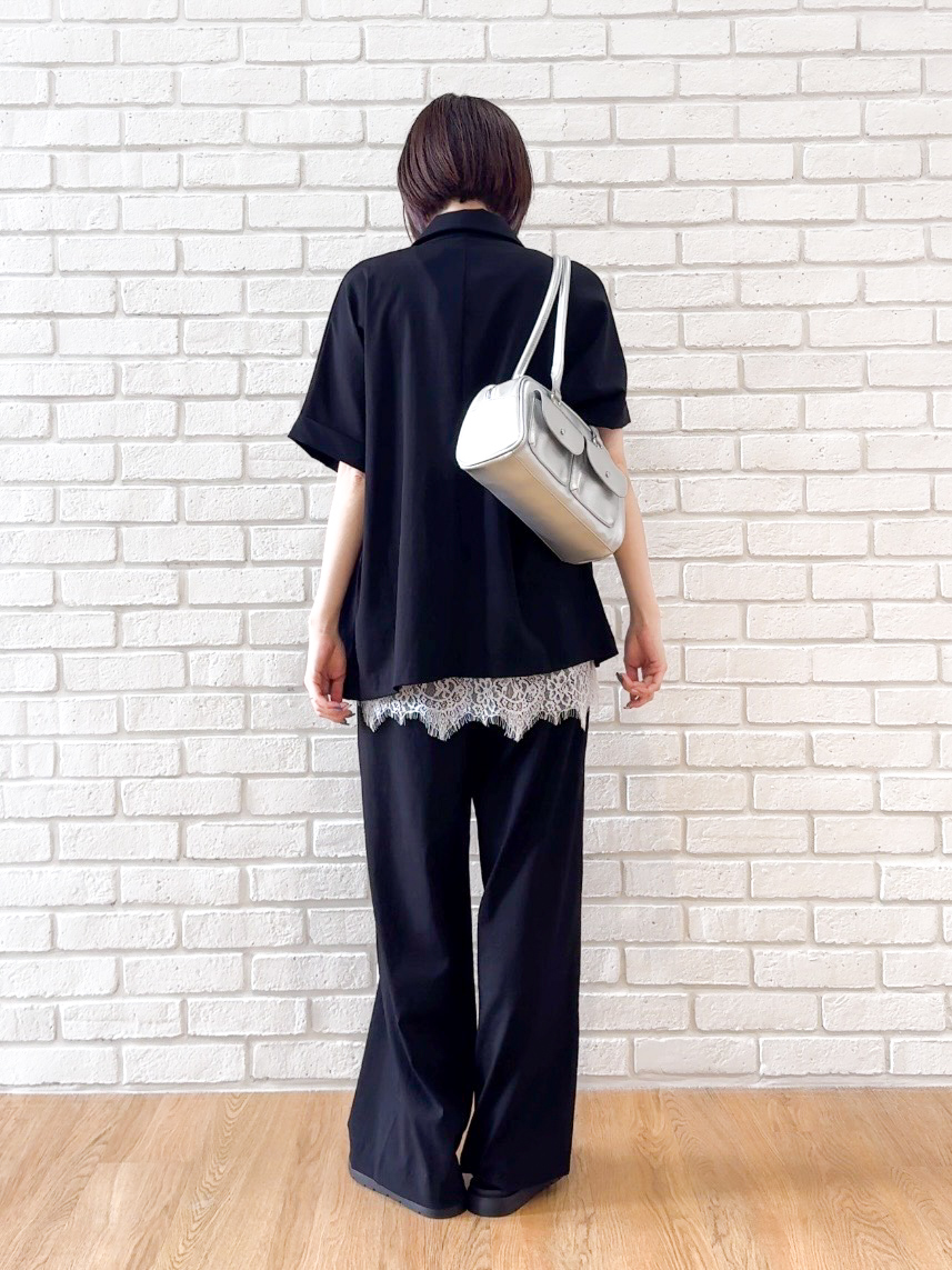 𝐜𝐡𝐢𝐤𝐚さんの「SHOO･LA･RUE｜【高レビュー/洗濯機可/セットアップ可】軽凛(かろりん) ひんやり半袖ジャケット」を使ったコーディネート