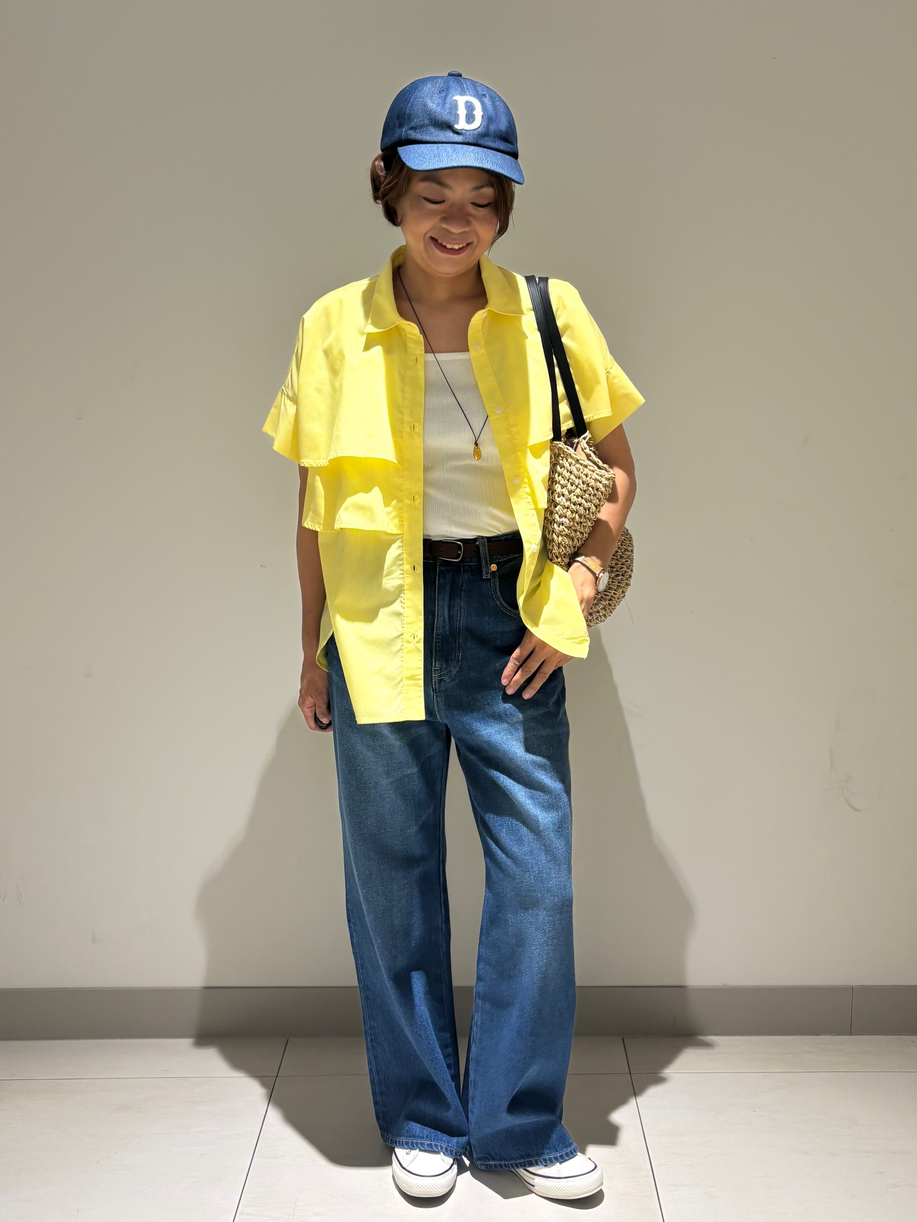 Haruさんの「Dessin｜【マシンウォッシャブル】ダブルフリルブラウス」を使ったコーディネート