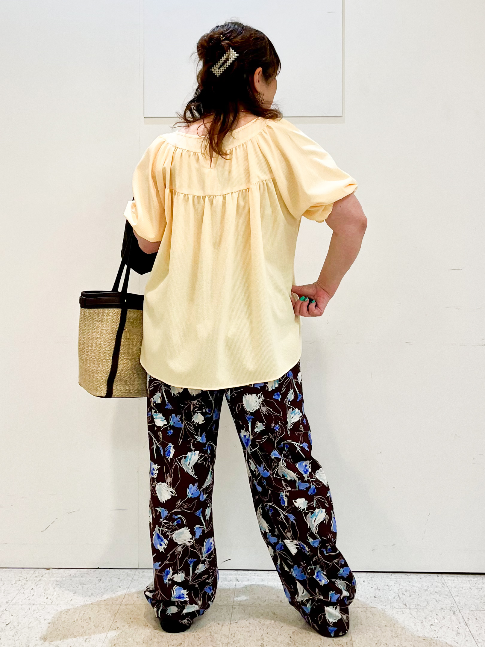 kimmyさんの「Reflect｜ギャザーデザインブラウス」を使ったコーディネート