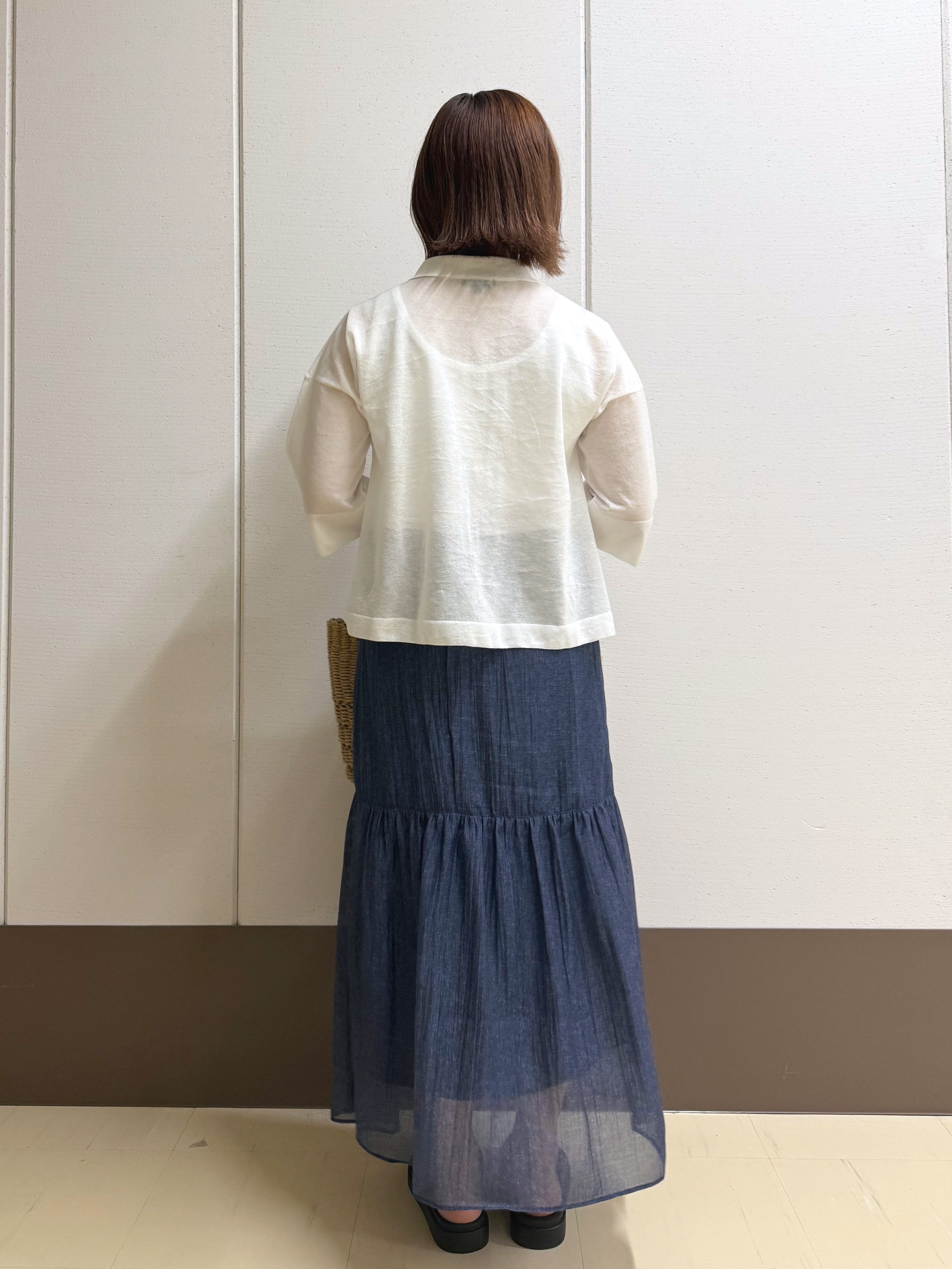 Rikoさんの「INDIVI｜【洗える／前後2WAY】インナータンクトップ」を使ったコーディネート