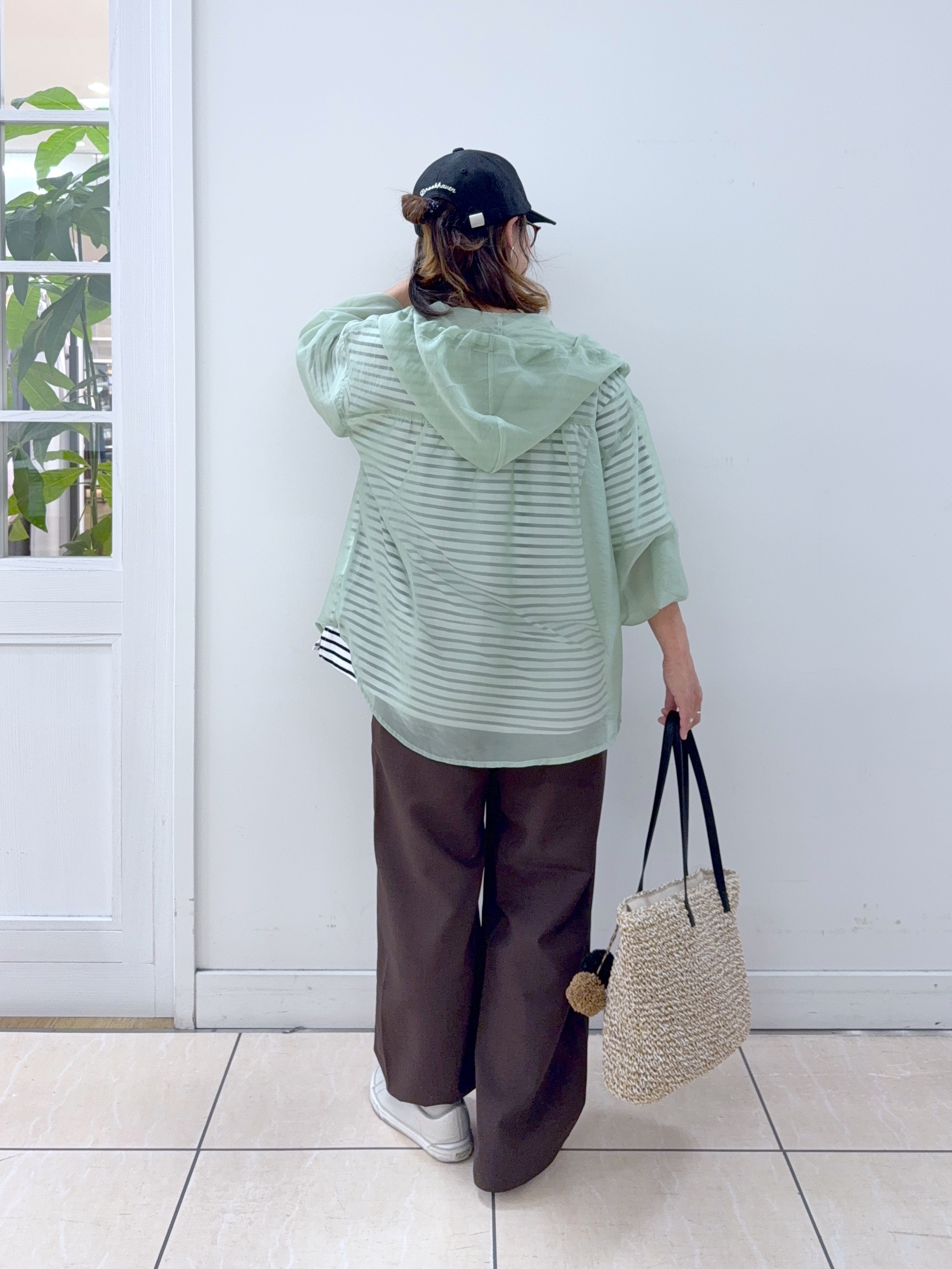 Osawaさんの「Dessin｜麻調キャップ」を使ったコーディネート