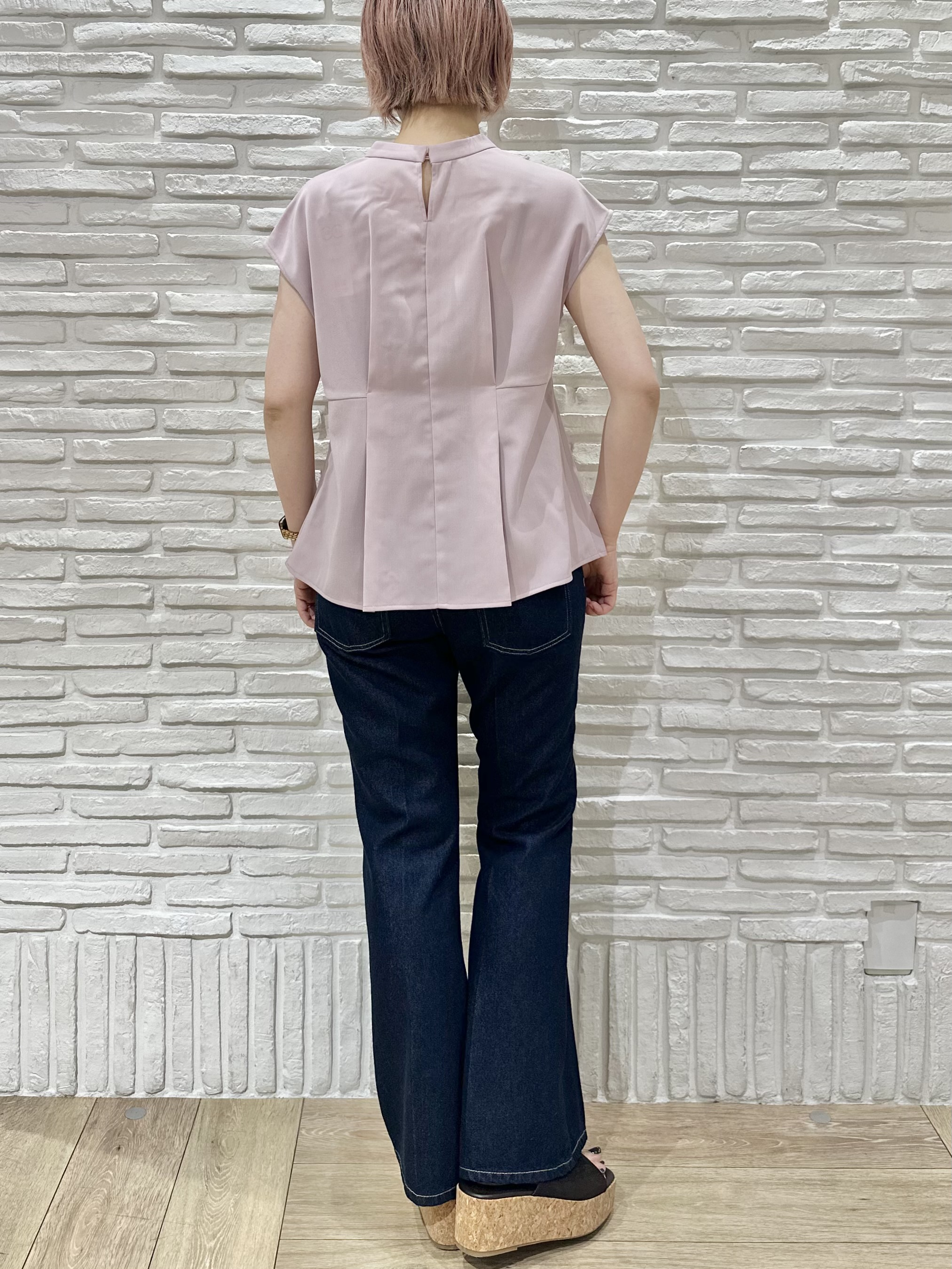 Hana...eさんの「index｜《再入荷》ダブルブレストテーラードジャケット【接触冷感／吸水速乾／イージーアイロン／防シワ／洗濯機O」を使ったコーディネート
