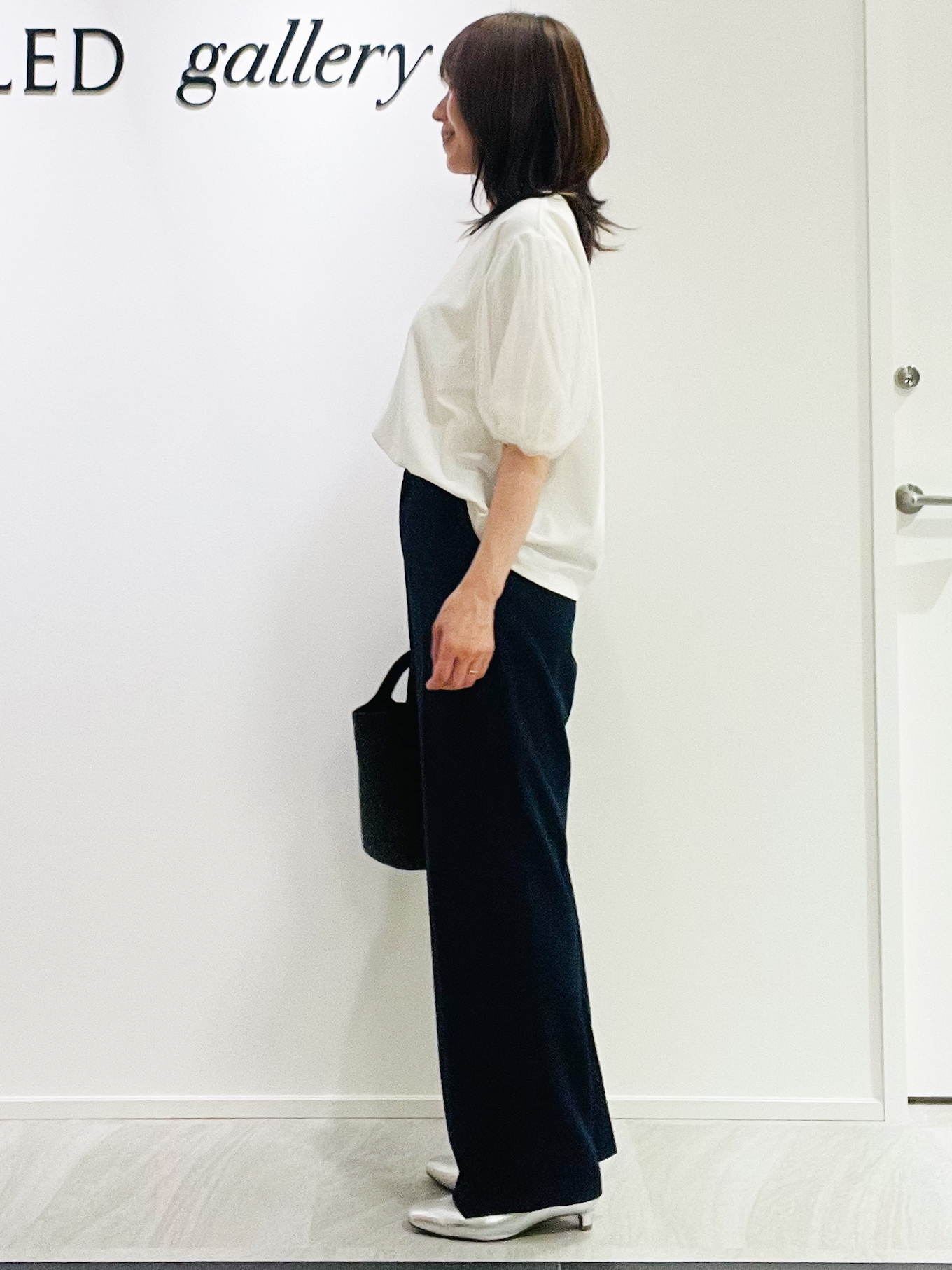 めいさんの「UNTITLED｜【UVカット／接触冷感／吸水速乾】チュールスリーブプルオーバー」を使ったコーディネート