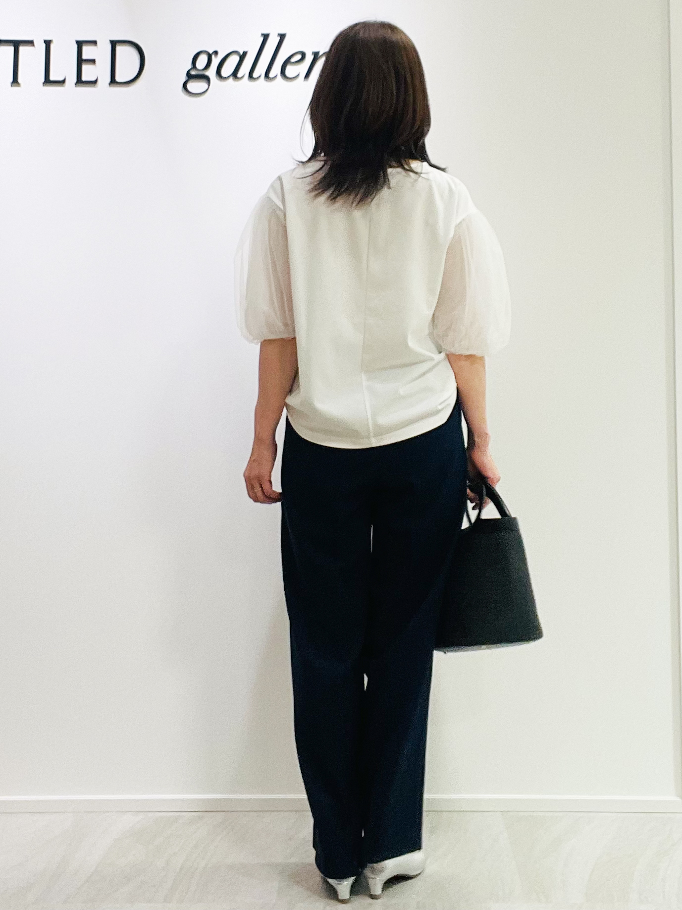 めいさんの「UNTITLED｜【UVカット／接触冷感／吸水速乾】チュールスリーブプルオーバー」を使ったコーディネート
