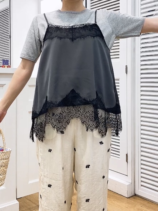Hamaさんの「Dessin｜【9色展開/接触冷感/UVカット】ドライタッチサマーニットT」を使ったコーディネート