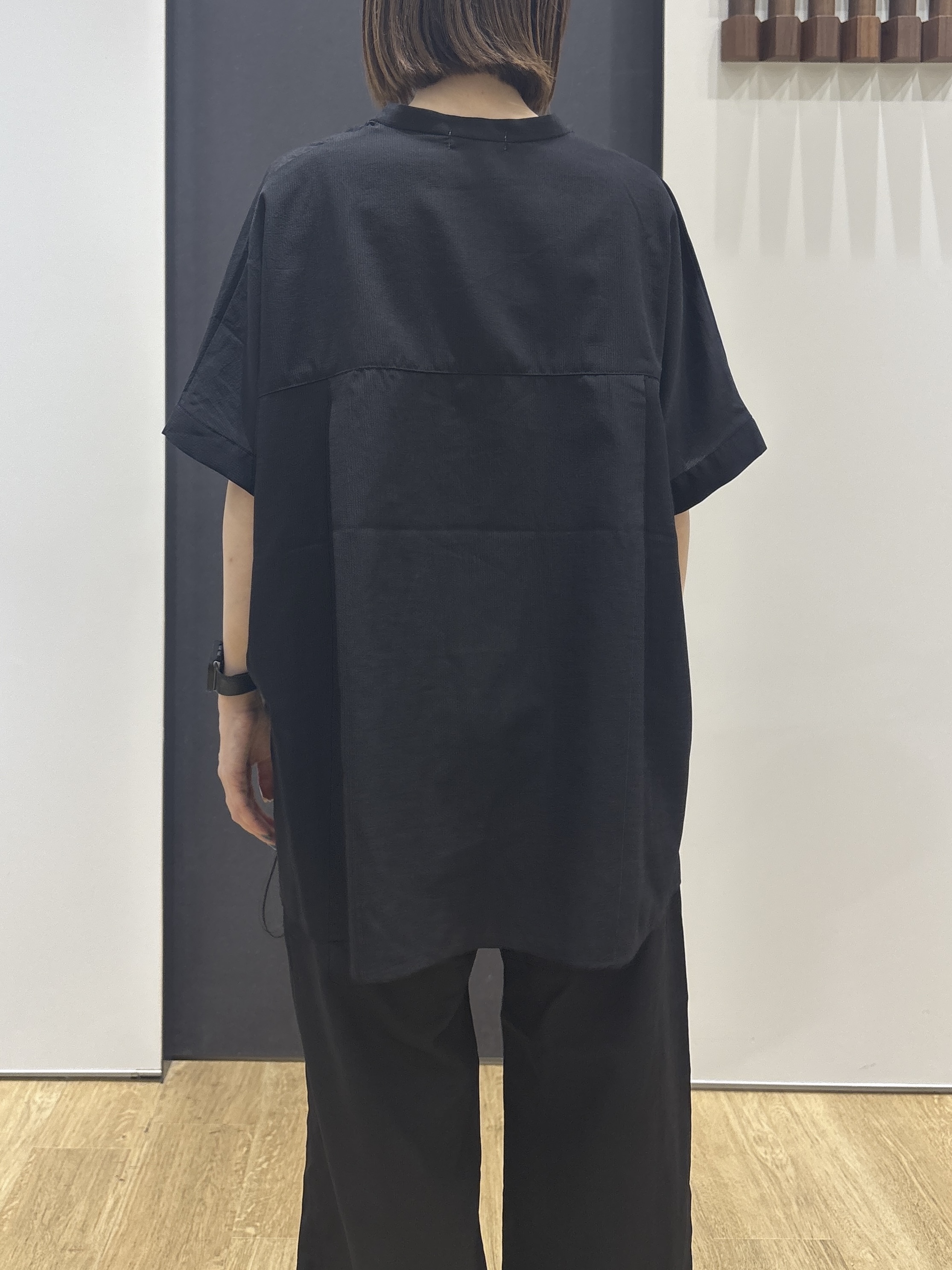 risaさんの「Dessin｜【高通気/セットアップ可】ドロストシャツ」を使ったコーディネート
