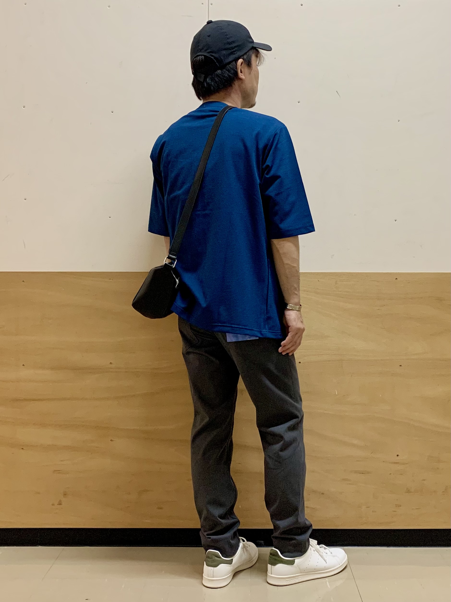 MATUさんの「THE SHOP TK｜メッシュ五分袖カーディガン＋半袖Tシャツ セットアイテム 洗濯機OK」を使ったコーディネート