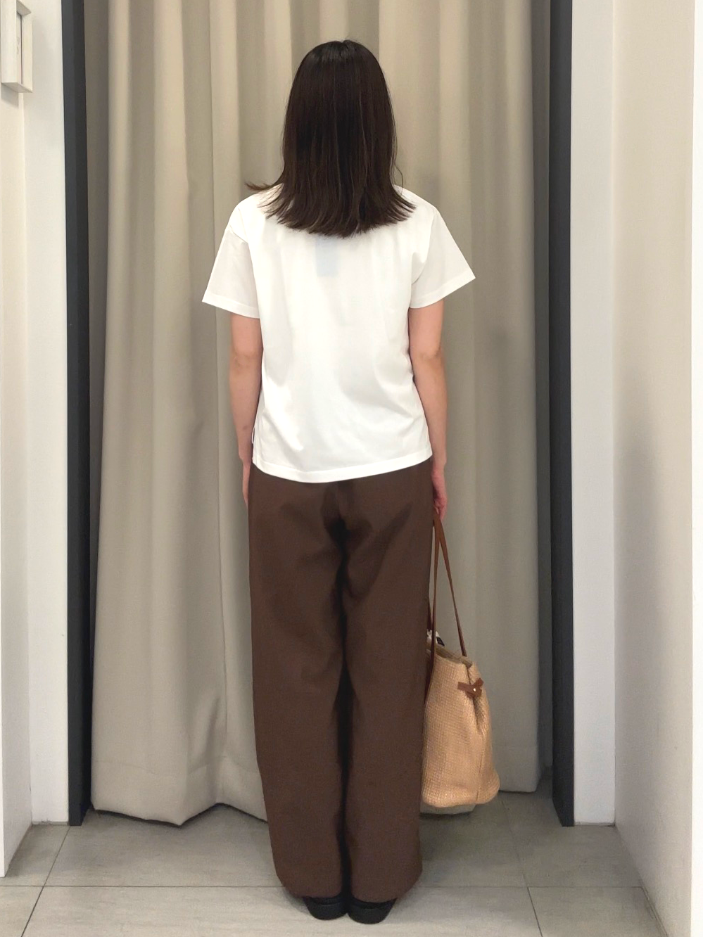 Nao さんの「grove｜【遮熱／吸水速乾／接触冷感／UVカット】ベーシックロゴTシャツ」を使ったコーディネート