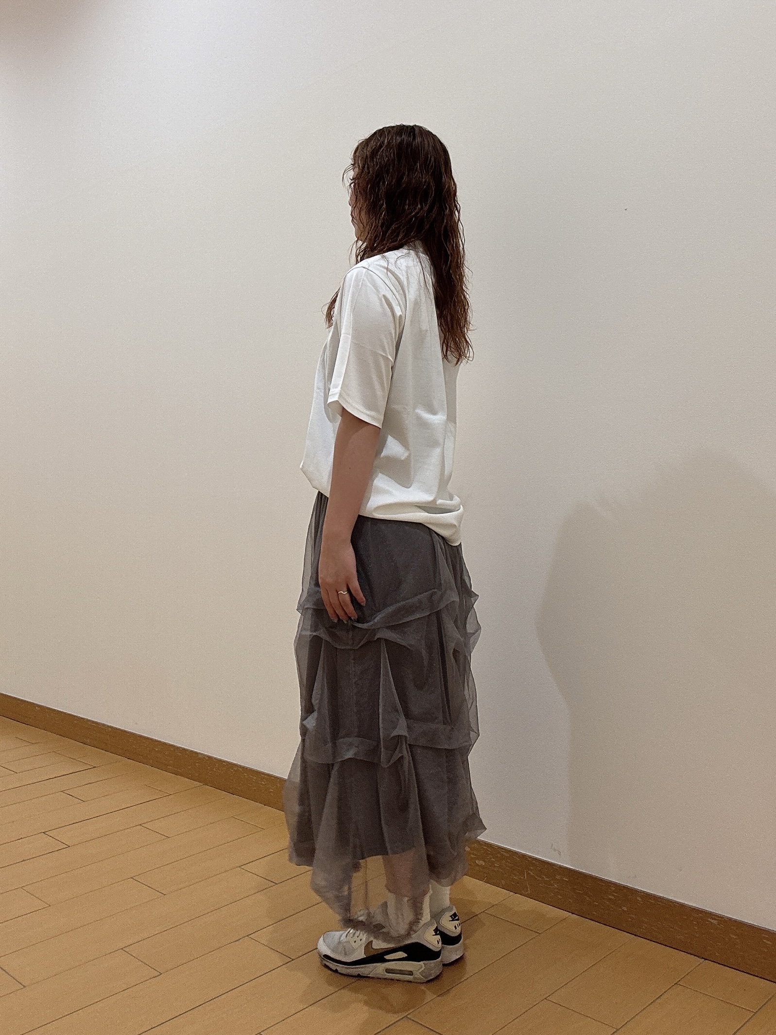 ヒナさんの「TAKEO KIKUCHI｜【接触冷感】アイスクリアコットン モックネック Tシャツ」を使ったコーディネート