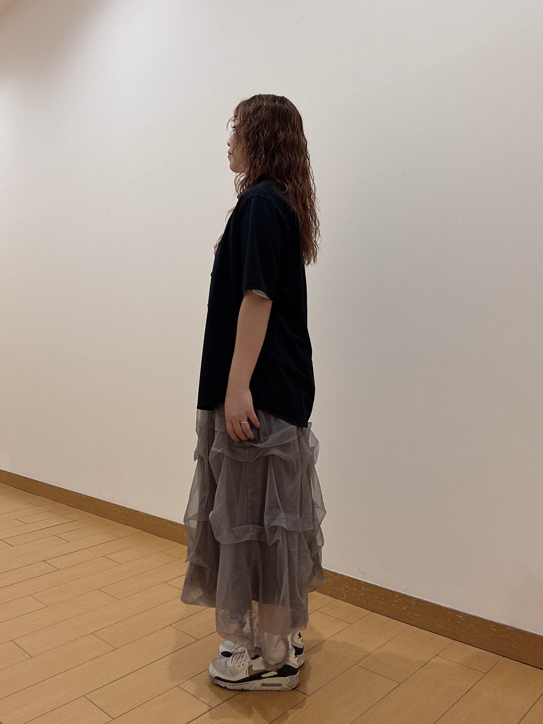 ヒナさんの「TAKEO KIKUCHI｜【接触冷感】アイスクリアコットン モックネック Tシャツ」を使ったコーディネート