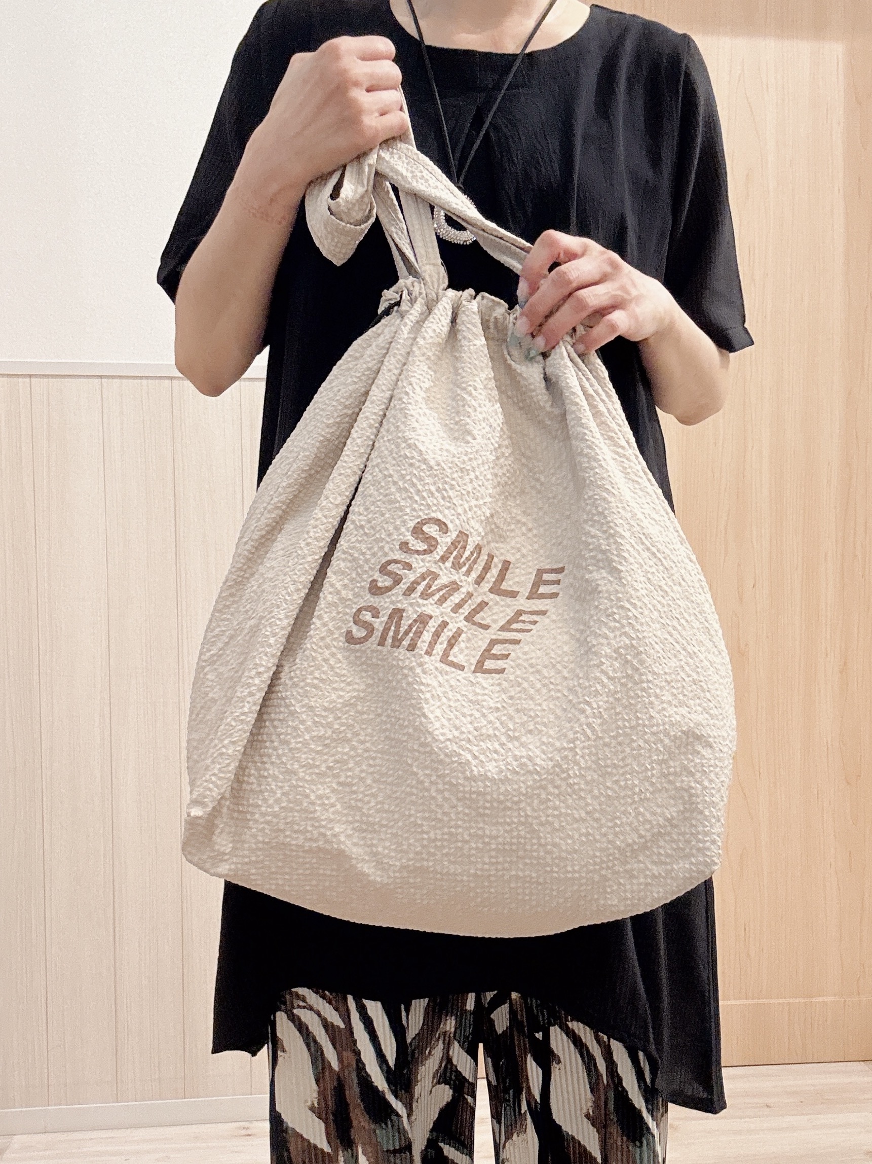 モカさんの「SHOO･LA･RUE｜【S-LL】異素材切り替え Aラインワンピース」を使ったコーディネート