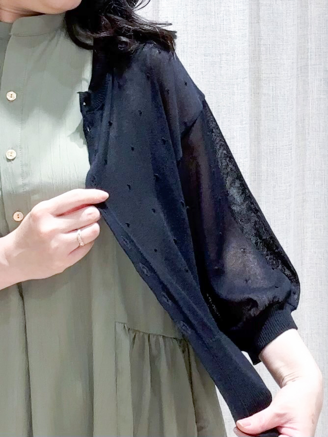 kokoさんの「grove｜シアードットカーディガン」を使ったコーディネート