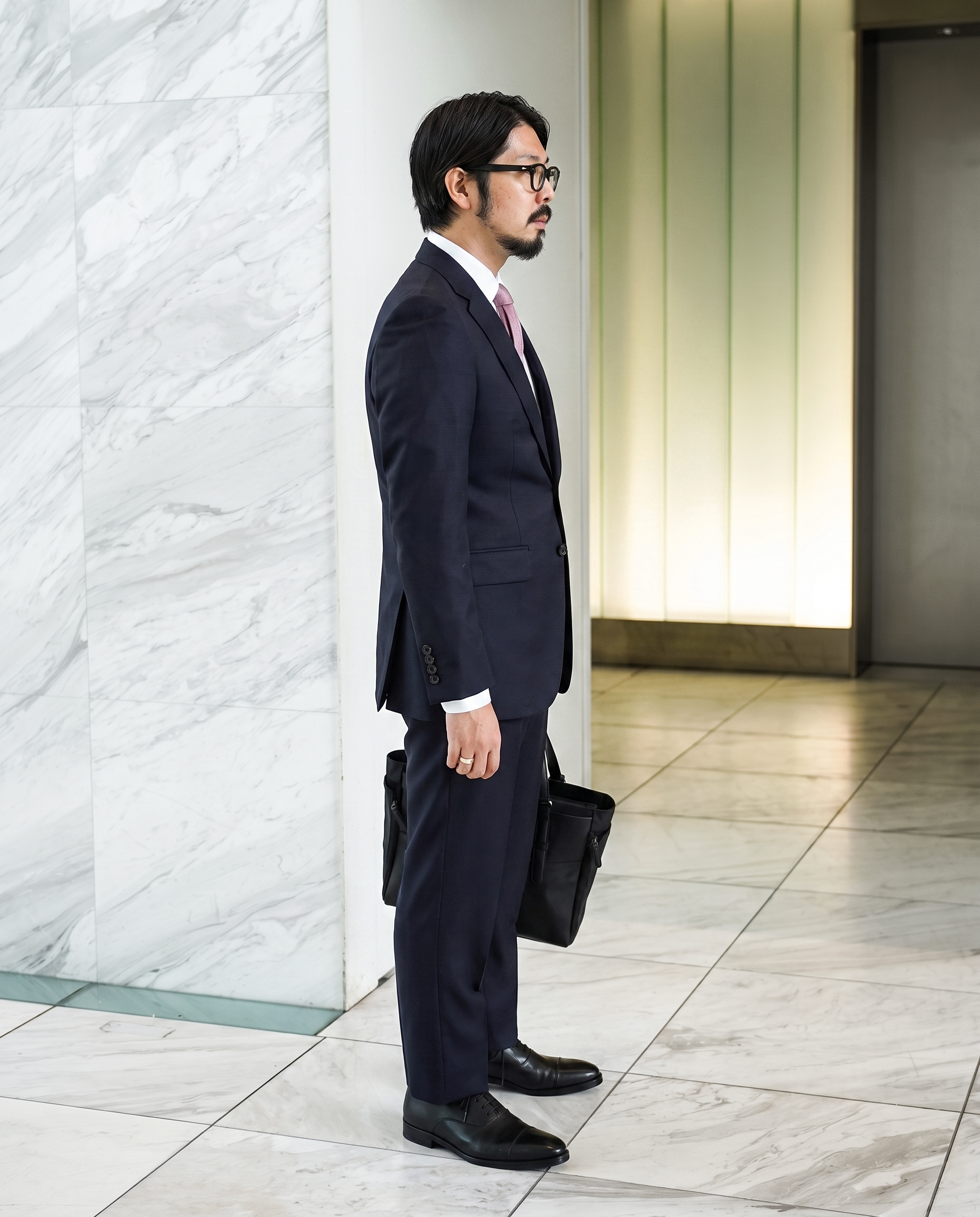 プレス増田さんの「TAKEO KIKUCHI｜【Made in JAPAN】立菱（たてびし）スーツ」を使ったコーディネート