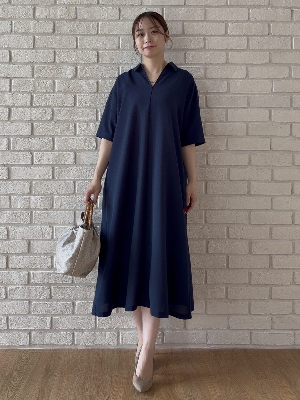 Saekoさんの「UNTITLED｜【UVカット/接触冷感/通気性】エアリークールワンピース」を使ったコーディネート