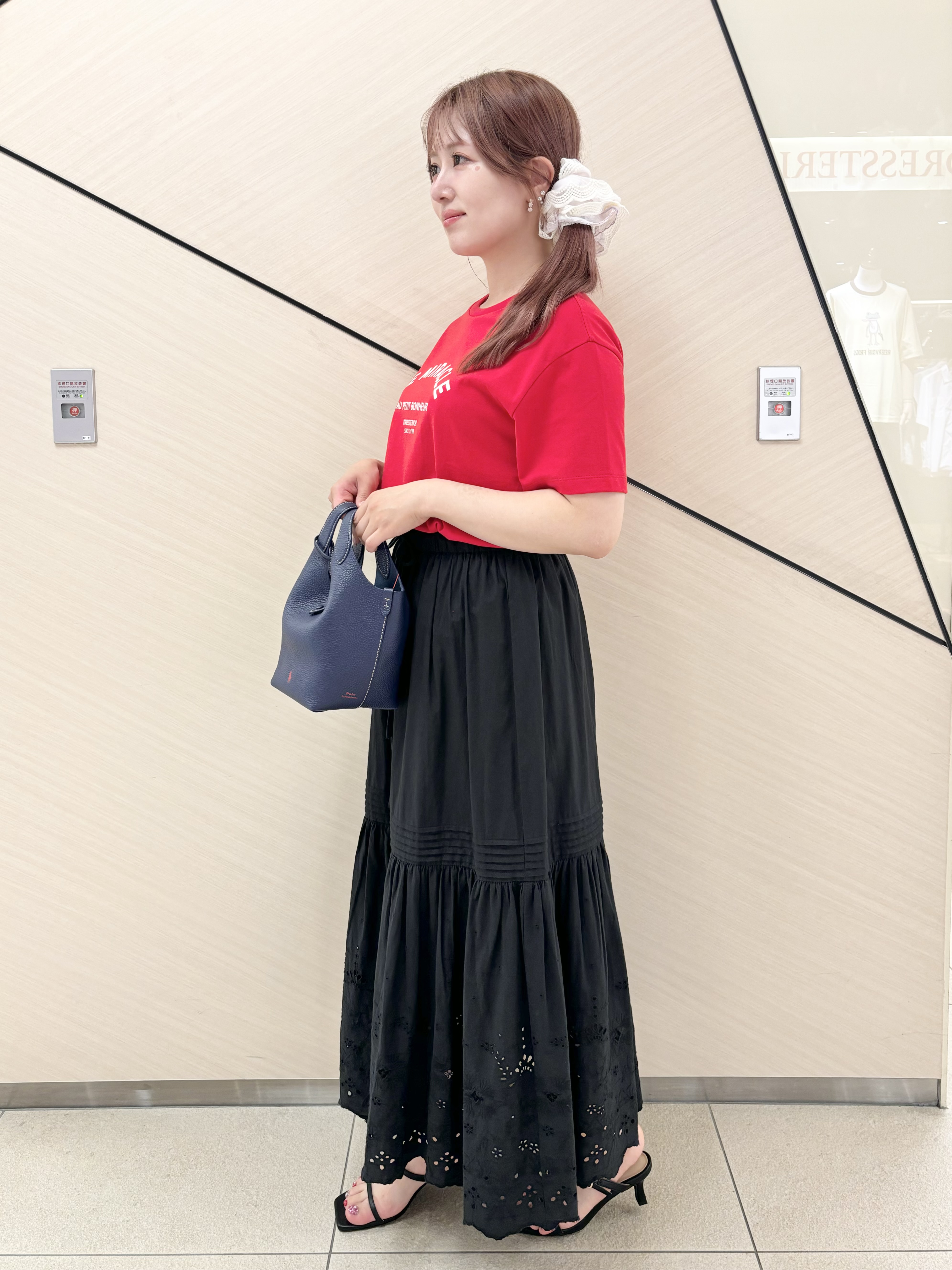 Rinaさんの「DRESSTERIOR｜ル ミラクルロゴT」を使ったコーディネート