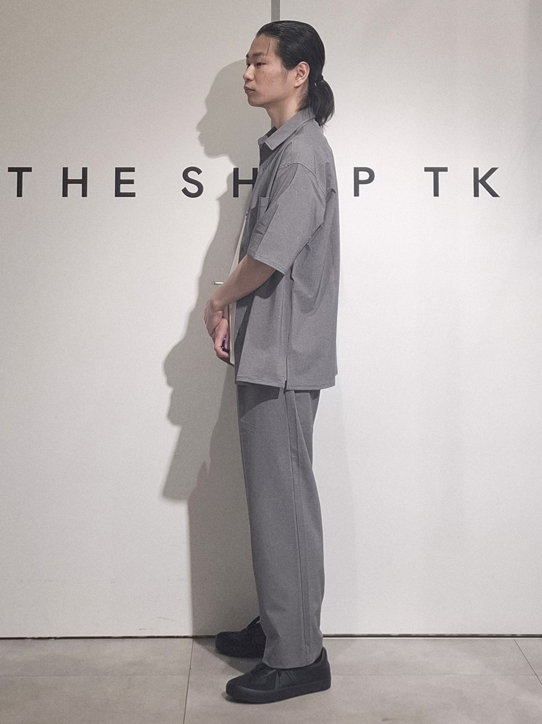 葵さんの「THE SHOP TK｜クールウェザー 半袖シャツ 接触冷感／吸水速乾／洗濯機OK／セットアップ可」を使ったコーディネート