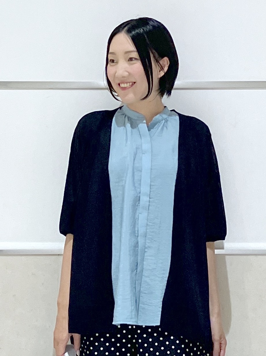 eriko さんの「Dessin｜ギャザーネック フレンチスリーブブラウス」を使ったコーディネート
