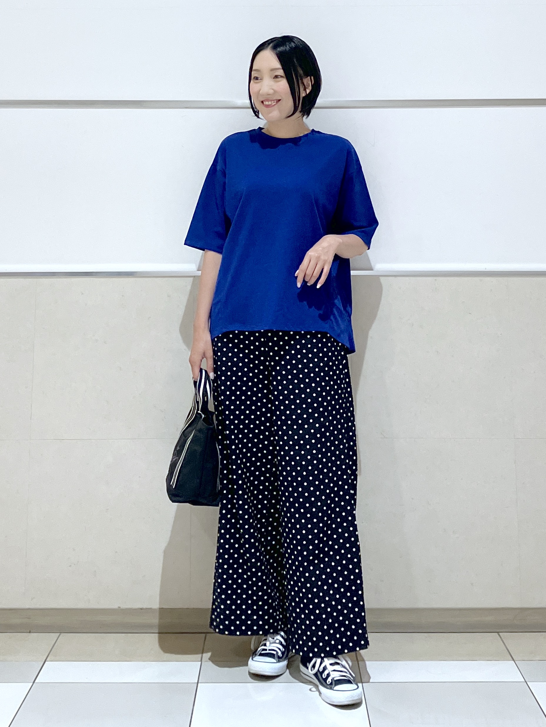 eriko さんの「Dessin｜【UVカット/接触冷感】プレーティングTシャツ」を使ったコーディネート