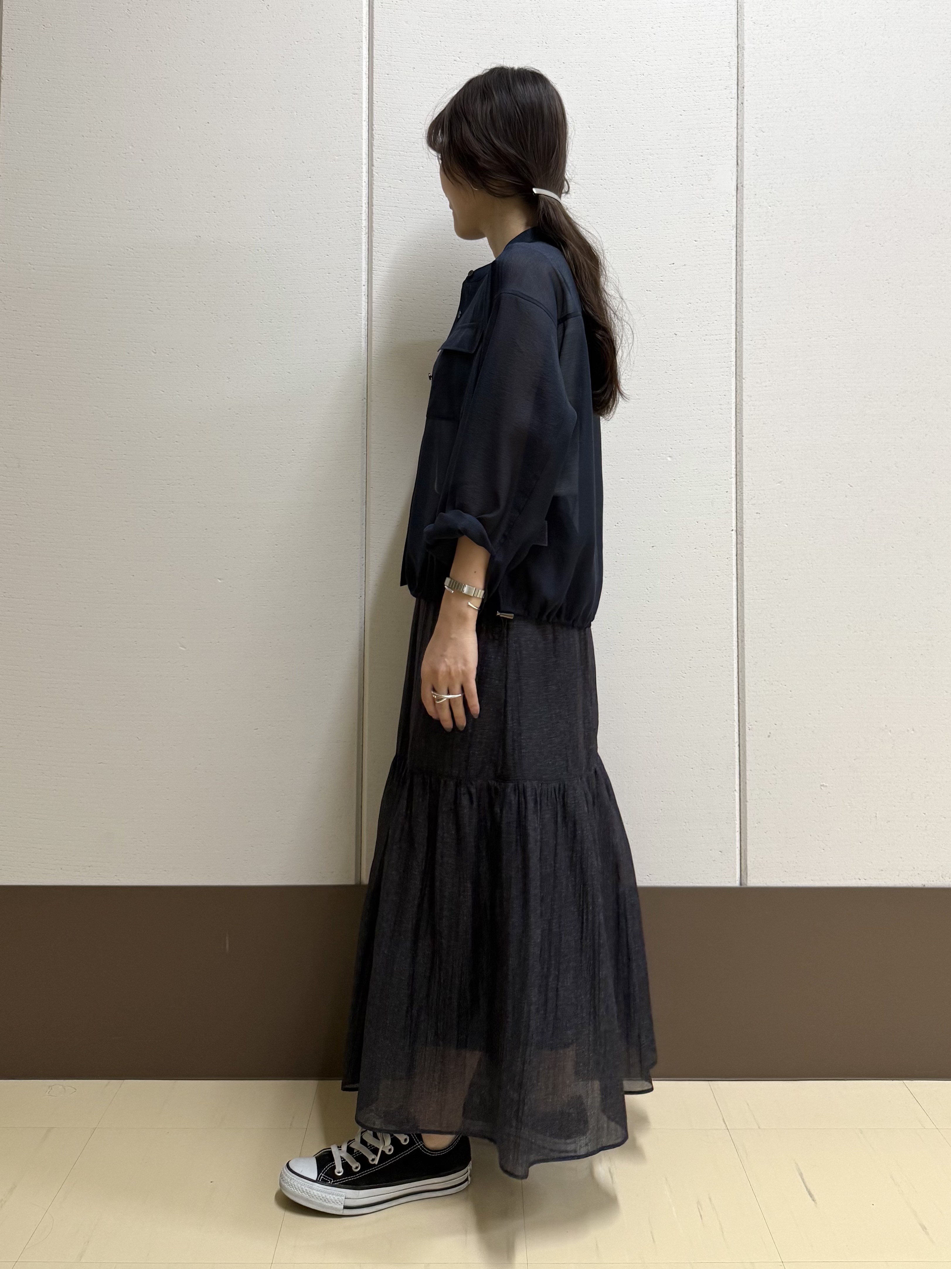 mamiさんの「INDIVI｜【日本製】ビスチェインナータンクトップ」を使ったコーディネート