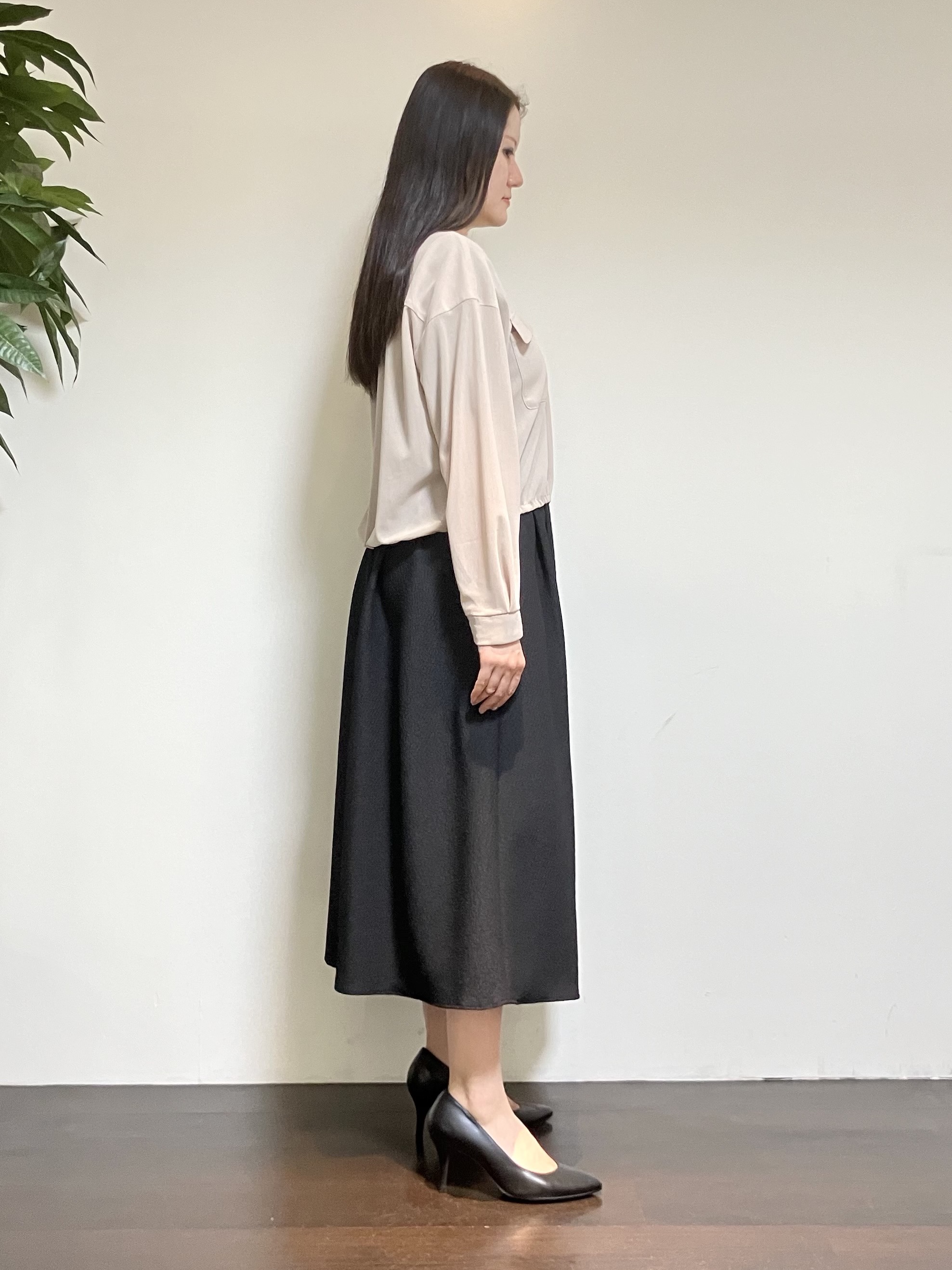 カレンさんの「UNTITLED｜【古畑星夏さん着用/洗える】シアーブルゾン」を使ったコーディネート