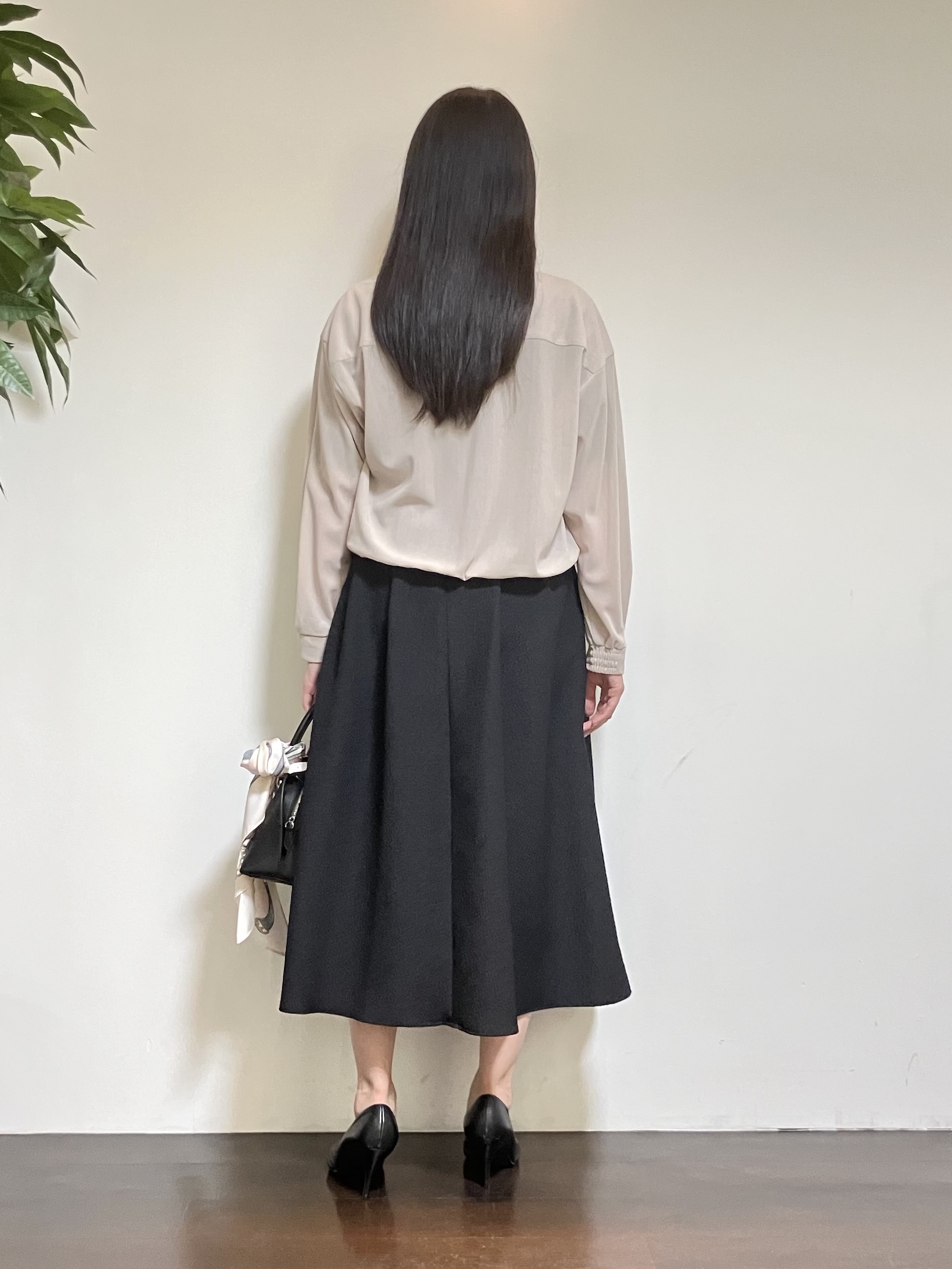 カレンさんの「UNTITLED｜【古畑星夏さん着用/洗える】シアーブルゾン」を使ったコーディネート