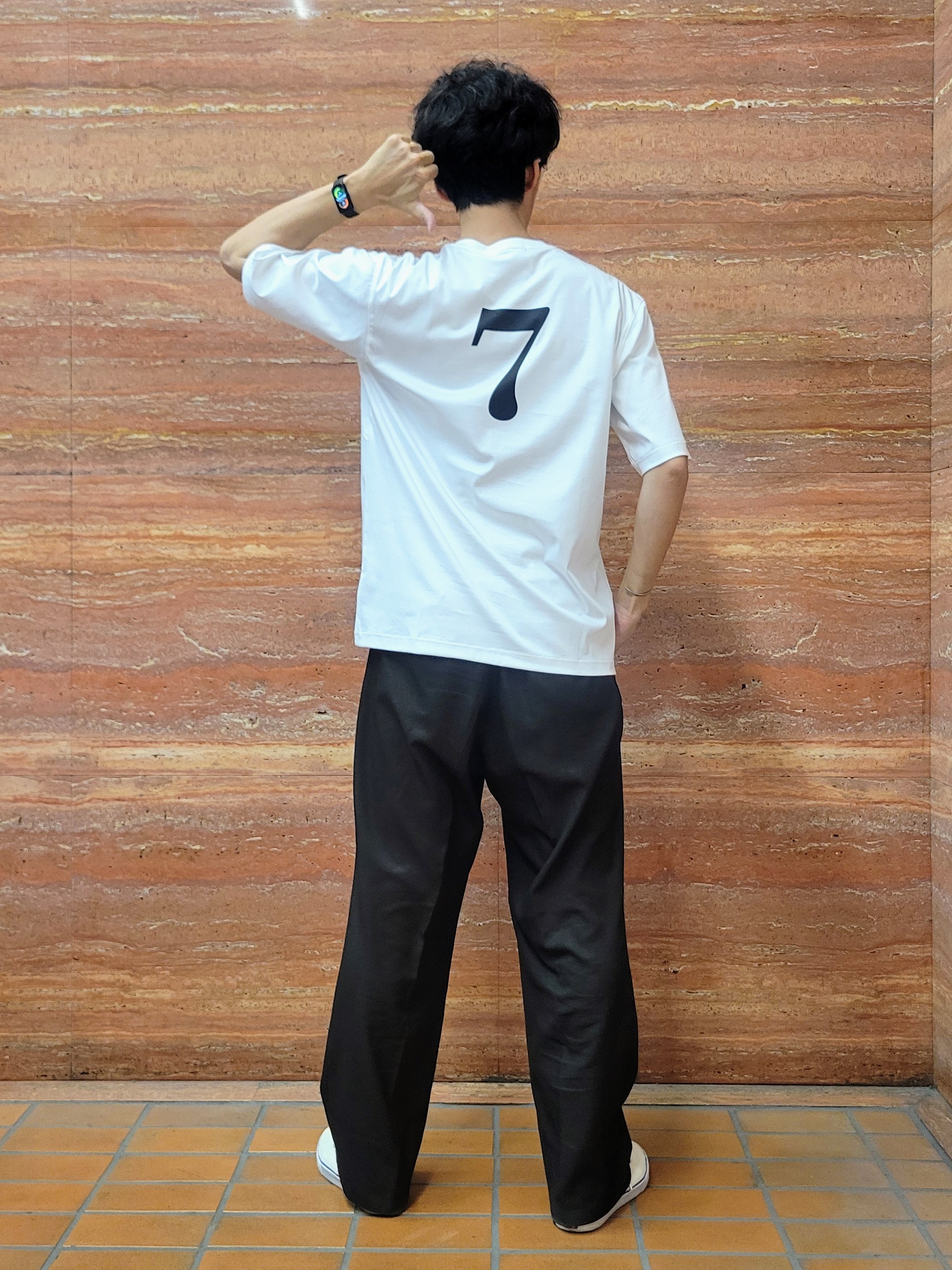 piroyaさんの「TAKEO KIKUCHI｜【BOWLER HAT LABEL】アイスクリアコットン ピンナップガール 半袖Tシャツ」を使ったコーディネート