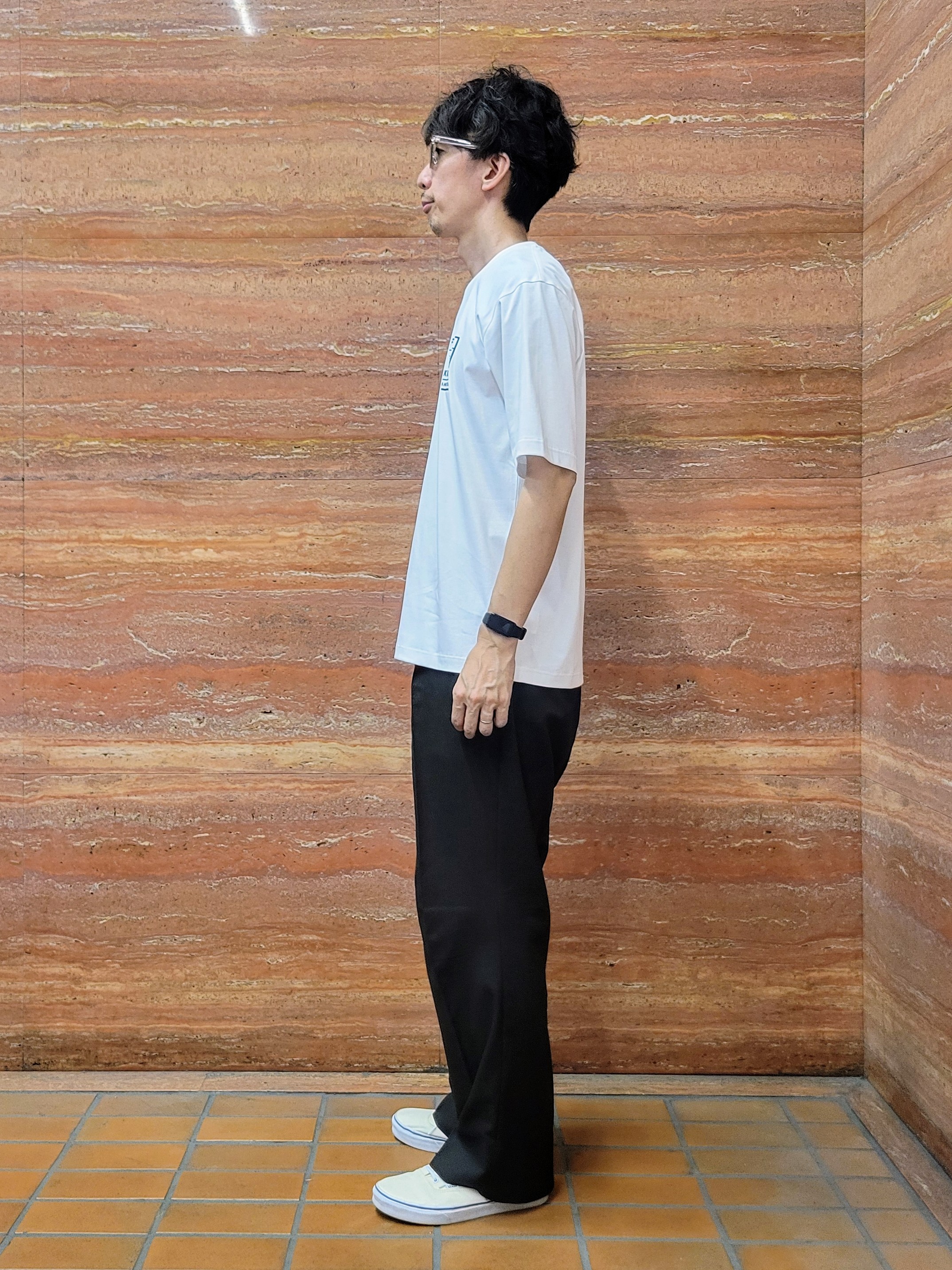 piroyaさんの「TAKEO KIKUCHI｜【BOWLER HAT LABEL】アイスクリアコットン ピンナップガール 半袖Tシャツ」を使ったコーディネート