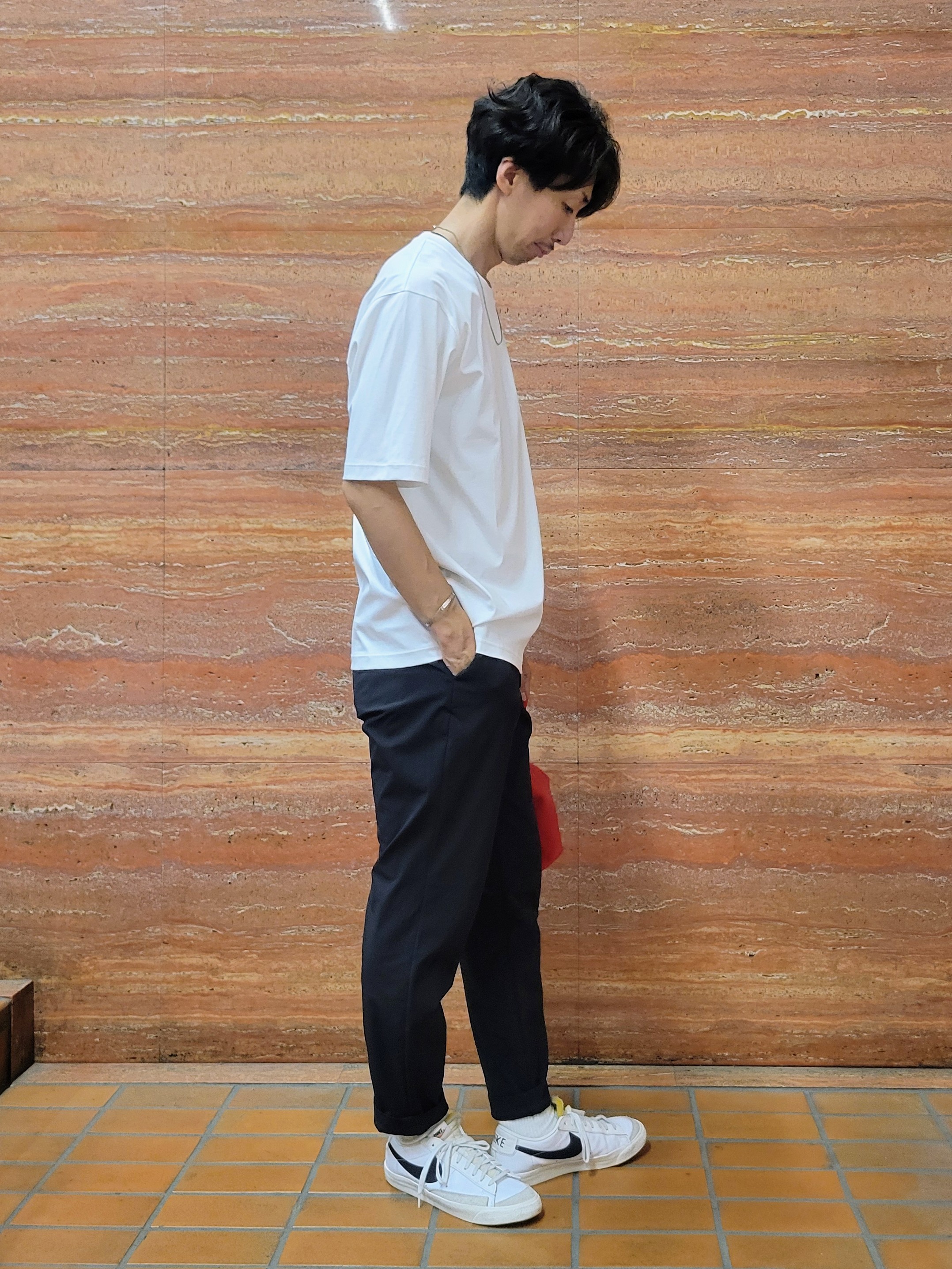 piroyaさんの「TAKEO KIKUCHI｜【BOWLER HAT LABEL】アイスクリアコットン ボーラーハットウォーカー ポロシャツ」を使ったコーディネート