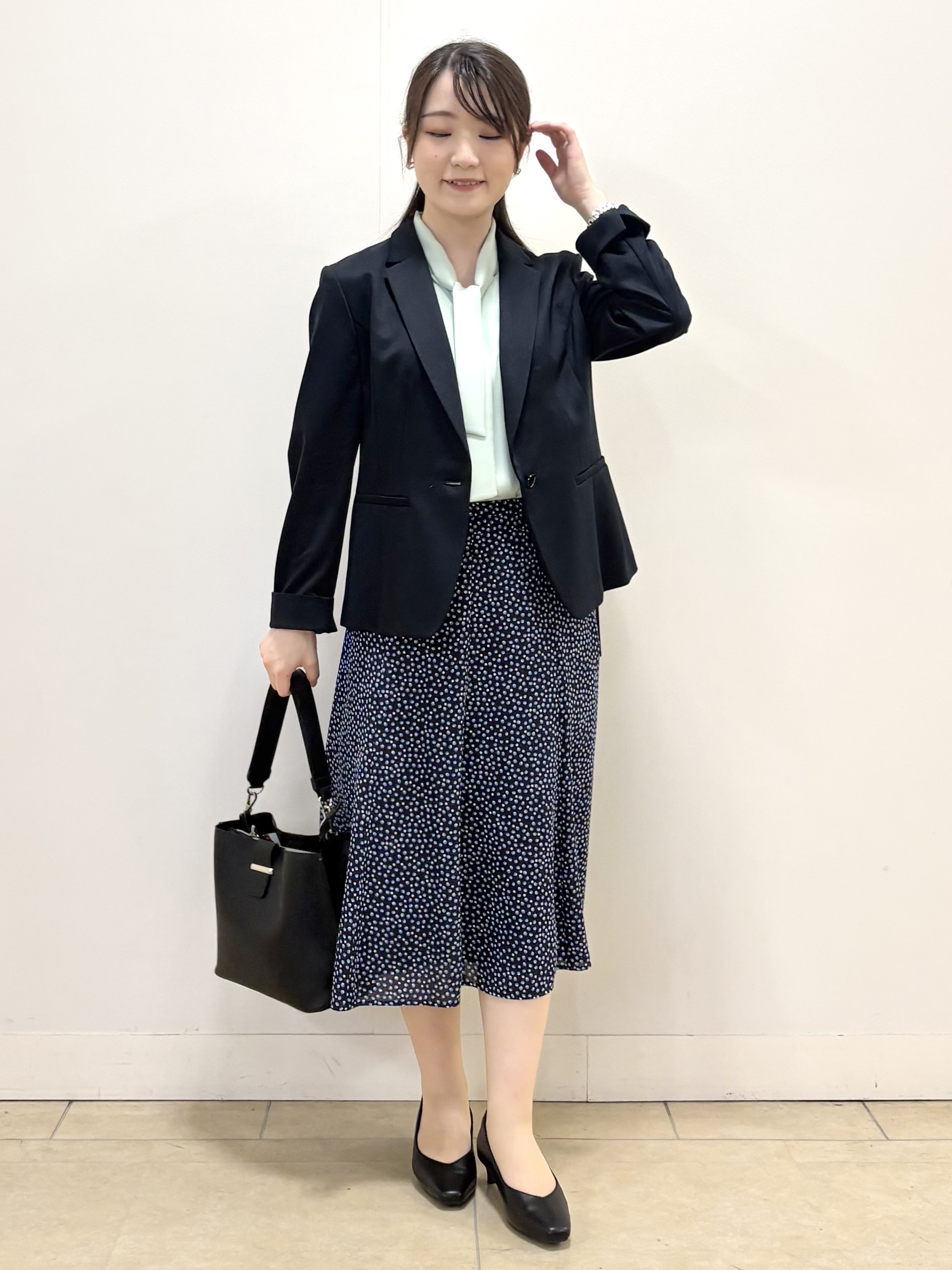 mikiさんの「Reflect｜【SS-4Lサイズ／UVカット／接触冷感】匠ジャケット／ベーシックテーラード」を使ったコーディネート