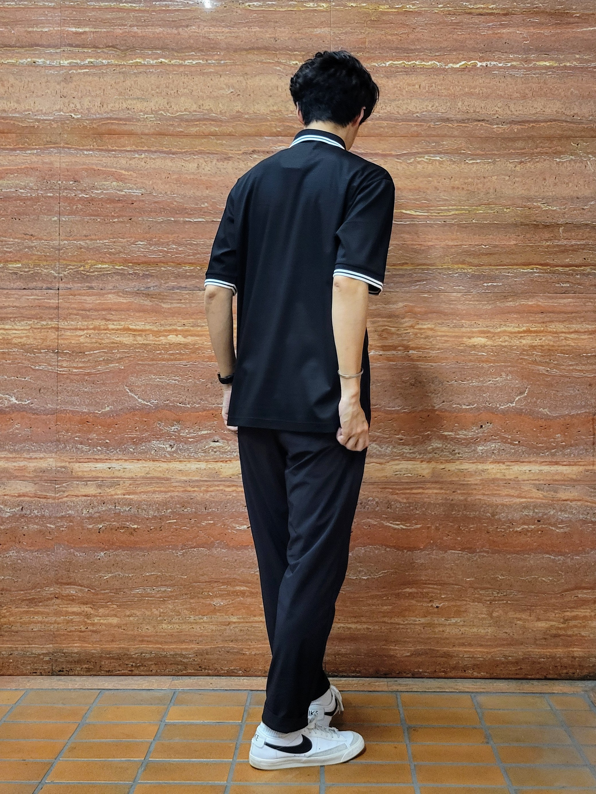piroyaさんの「TAKEO KIKUCHI｜【BOWLER HAT LABEL】アイスクリアコットン ボーラーハットウォーカー ポロシャツ」を使ったコーディネート