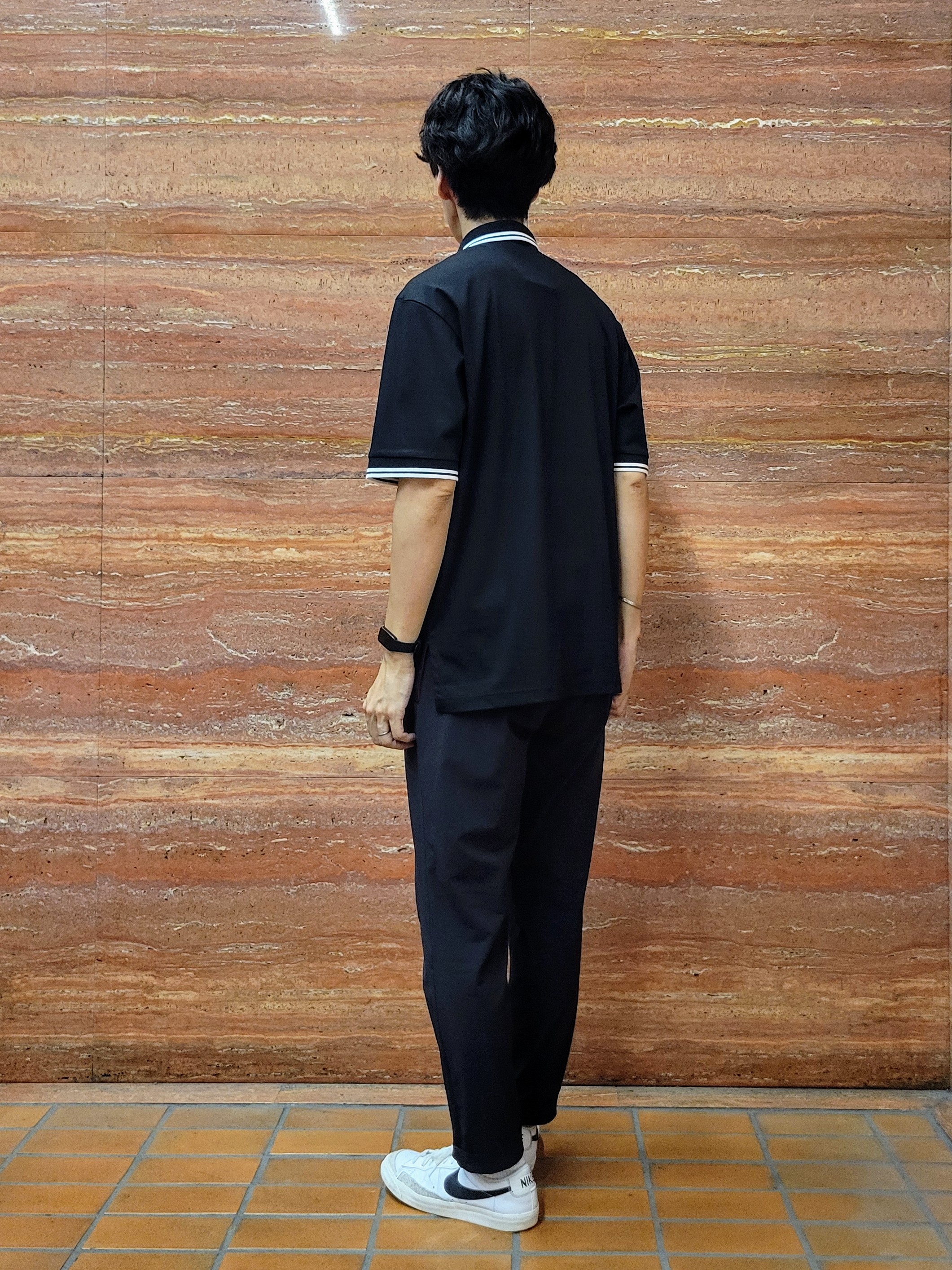 piroyaさんの「TAKEO KIKUCHI｜【BOWLER HAT LABEL】アイスクリアコットン ボーラーハットウォーカー ポロシャツ」を使ったコーディネート