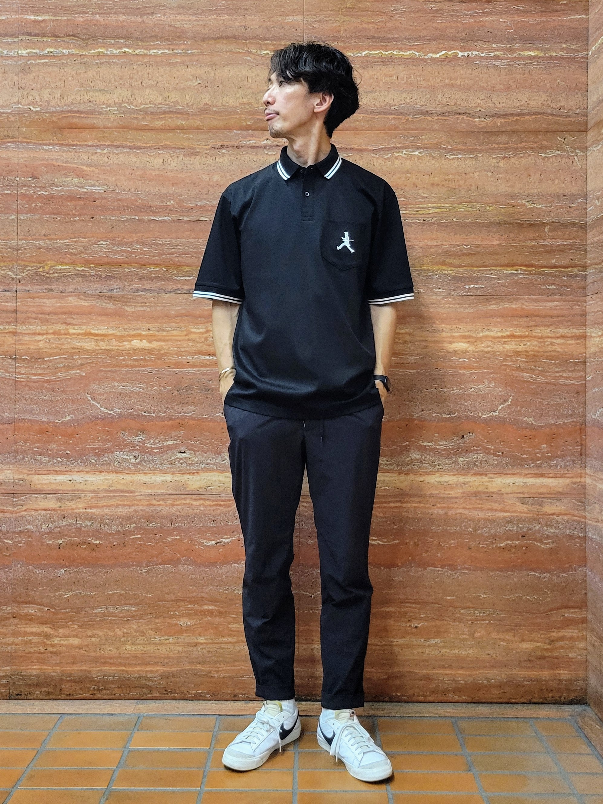 piroyaさんの「TAKEO KIKUCHI｜【BOWLER HAT LABEL】アイスクリアコットン ボーラーハットウォーカー ポロシャツ」を使ったコーディネート