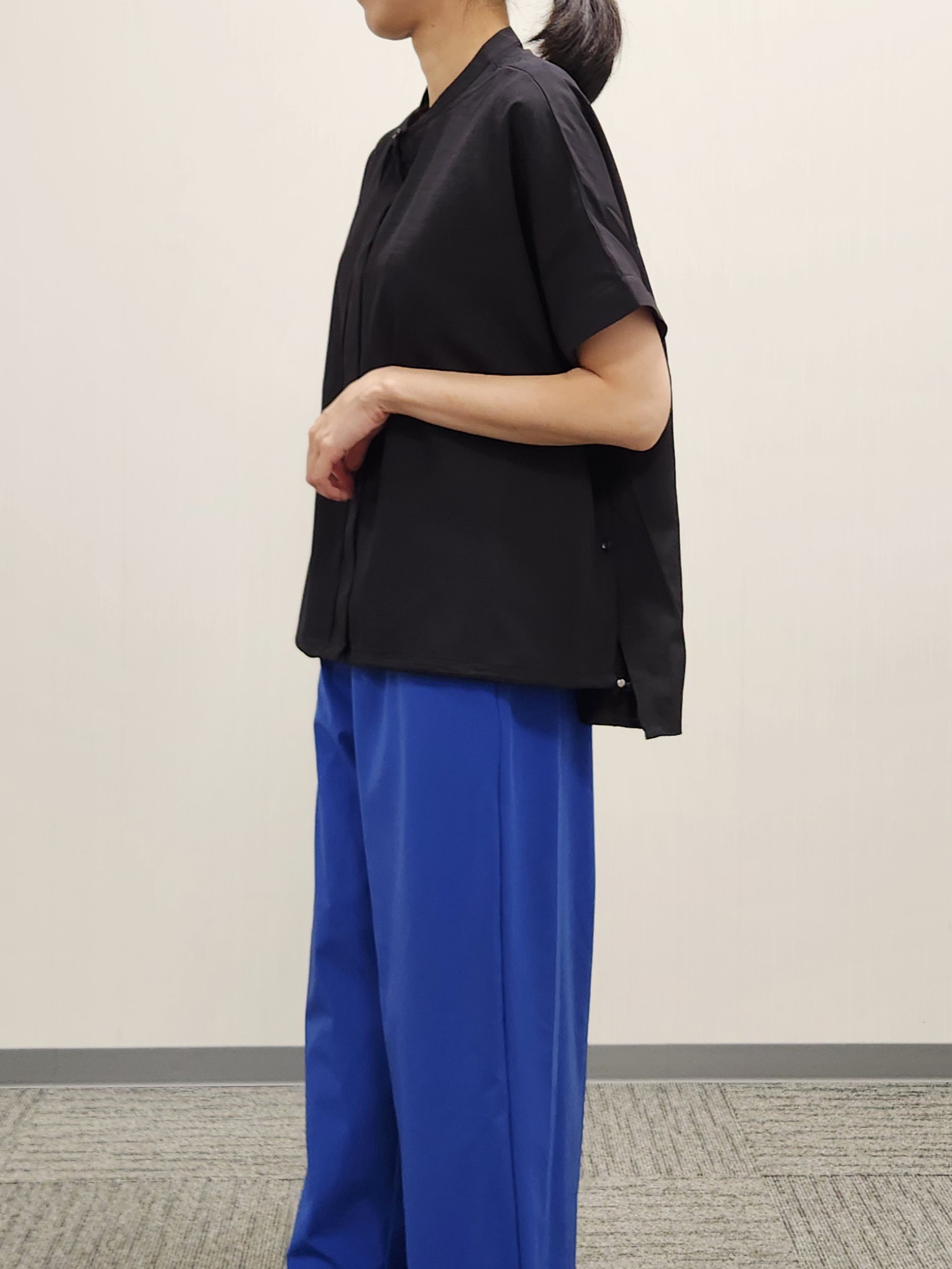 naraさんの「Dessin｜【高通気/セットアップ可】ドロストシャツ」を使ったコーディネート
