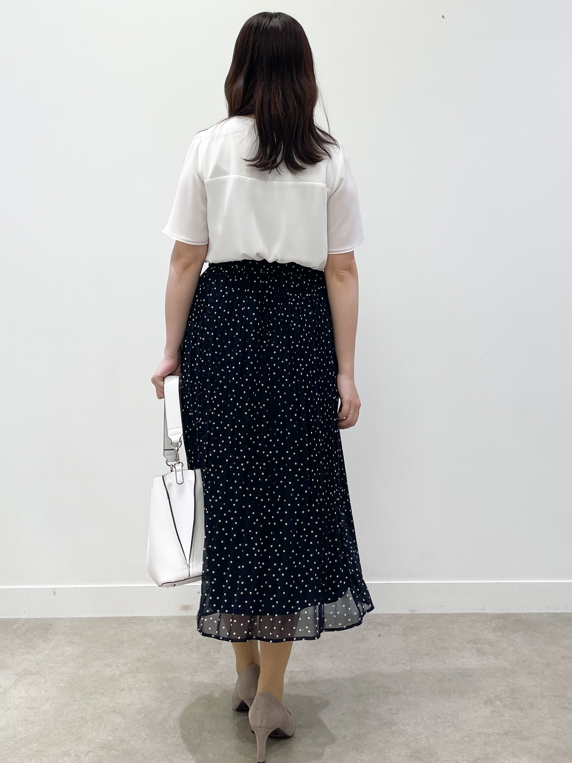 yukariさんの「Reflect｜【S-4Lサイズ/UVカット／接触冷感】シフォンジャージブラウス」を使ったコーディネート