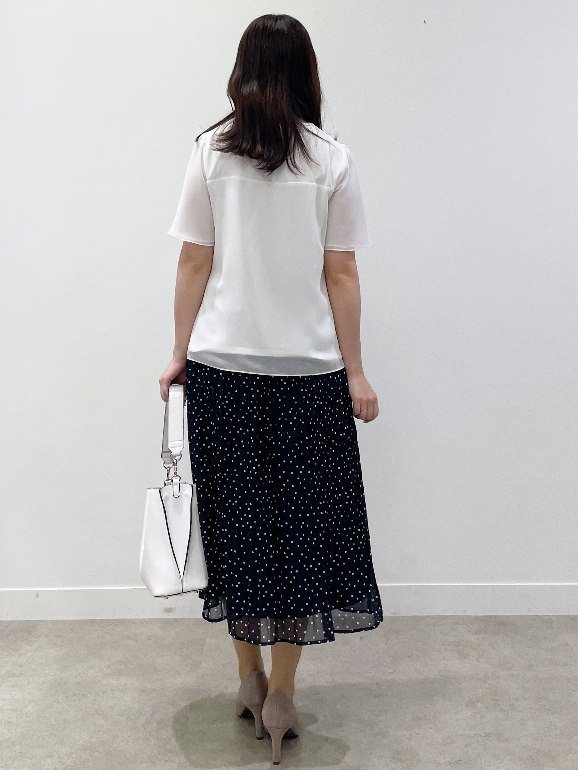 yukariさんの「Reflect｜【S-4Lサイズ/UVカット／接触冷感】シフォンジャージブラウス」を使ったコーディネート