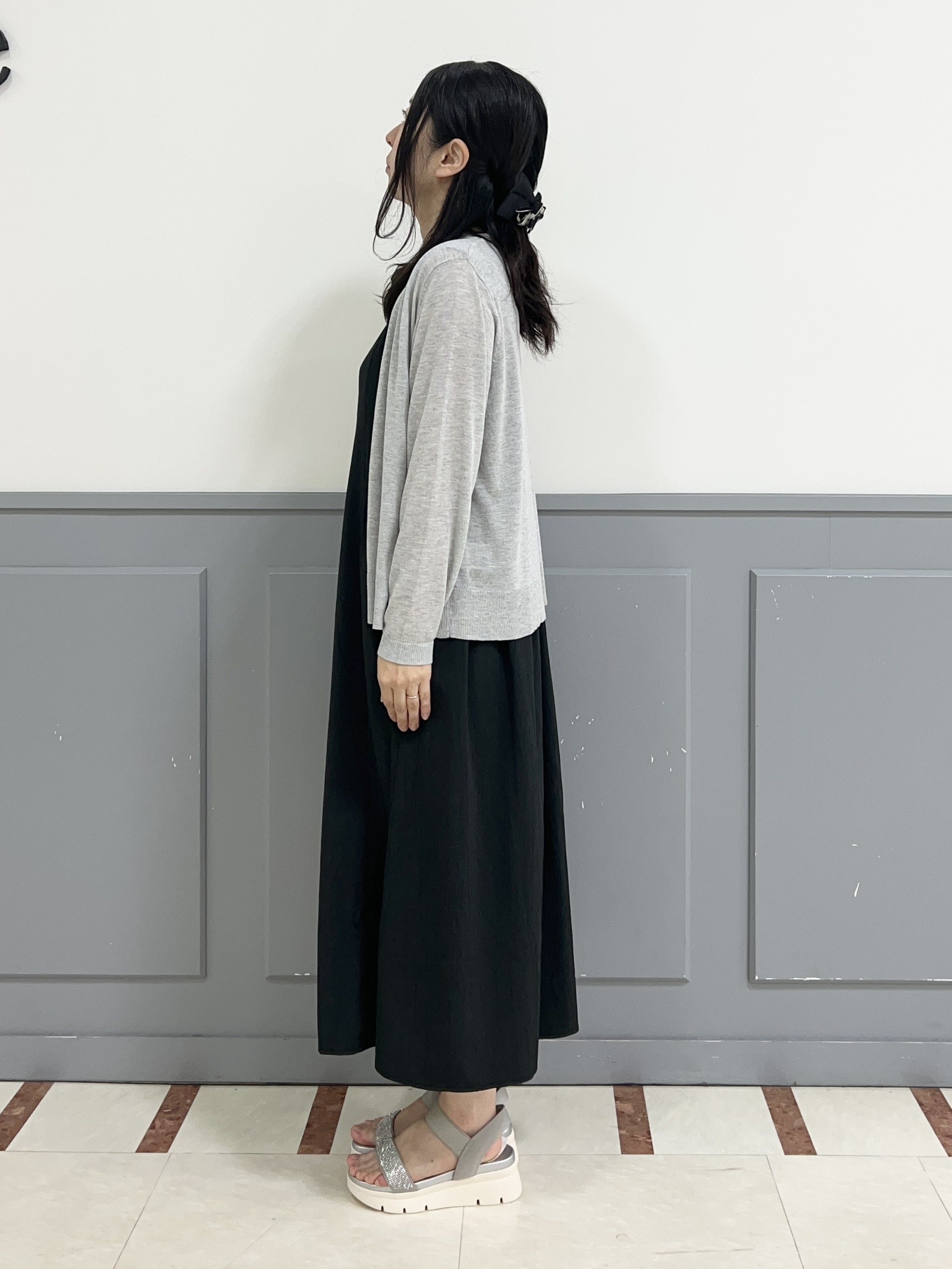 yuuさんの「grove｜高評価！【接触冷感／UVカットetc】ベーシックショートカーディガン」を使ったコーディネート