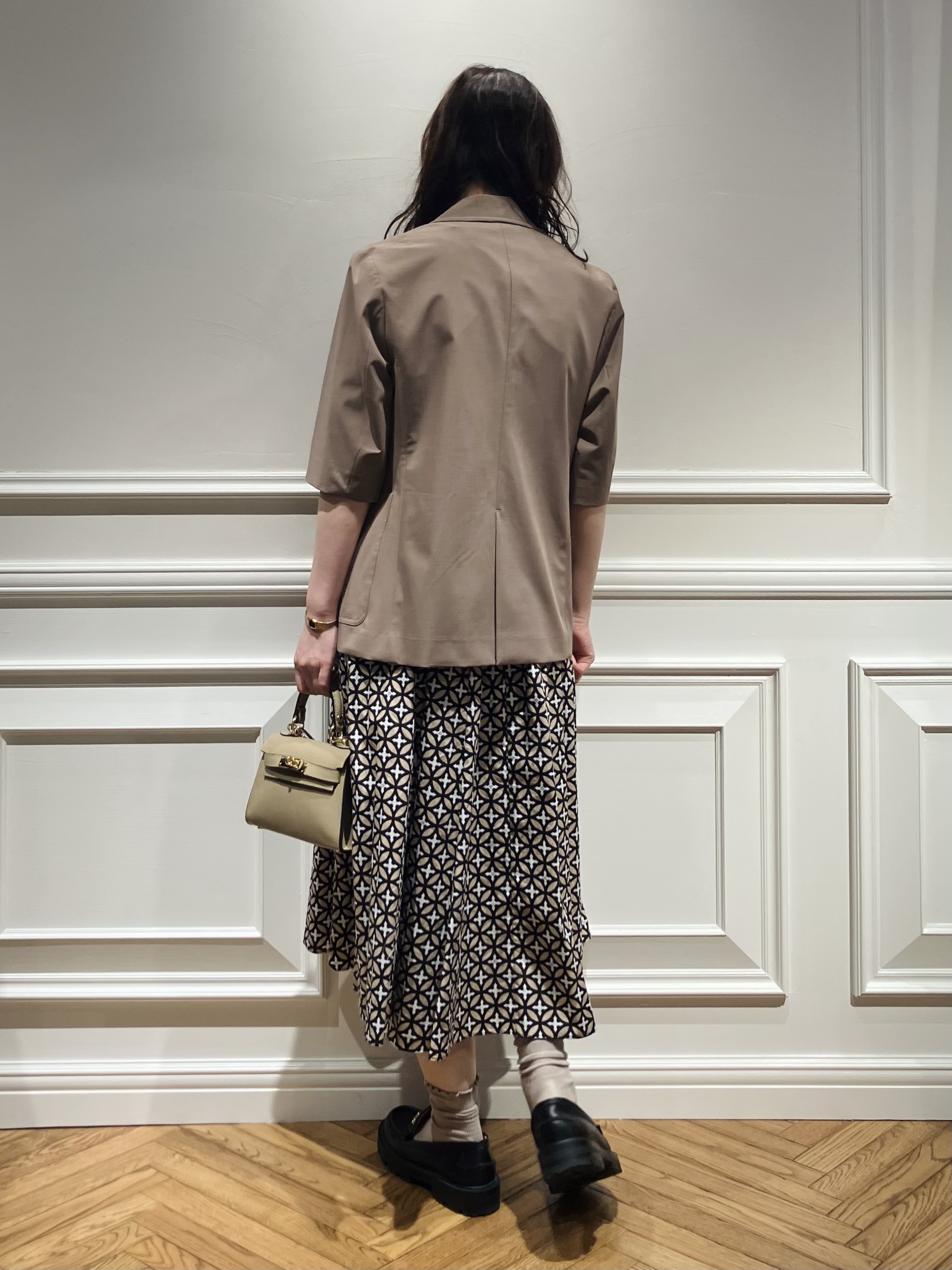 TSUKUIさんの「DRESSTERIOR｜【接触冷感/セットアップ可】 2WAYストレッチスリークオータージャケット」を使ったコーディネート