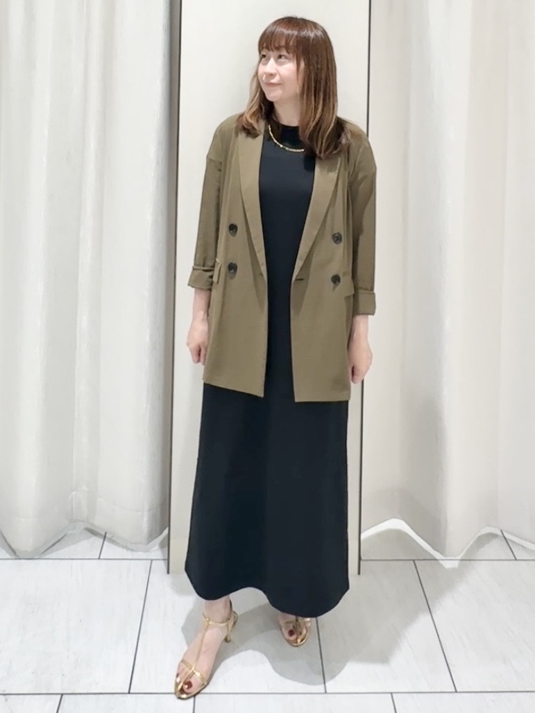 ʏᴜᴋɪᴋᴏさんの「UNTITLED｜【セットアップ可/接触冷感/通気性】ドライシアーダブルジャケット」を使ったコーディネート