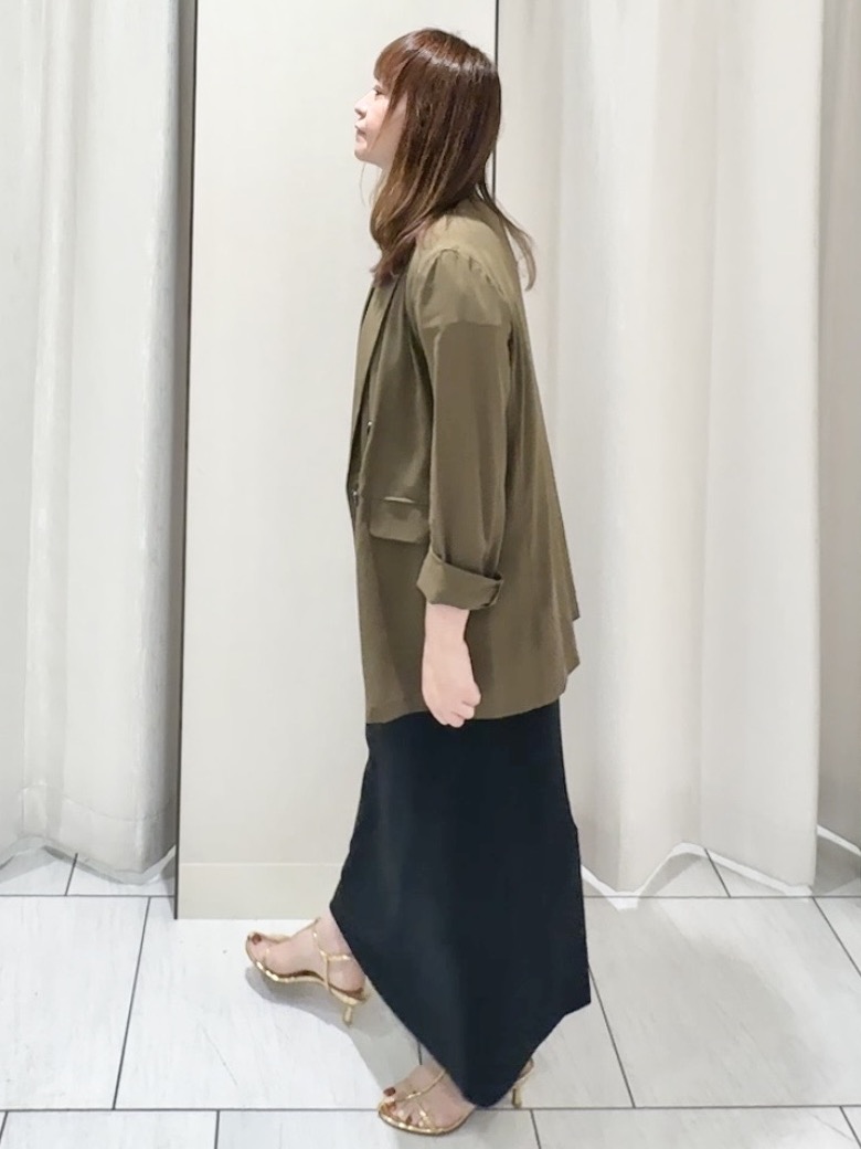 ʏᴜᴋɪᴋᴏさんの「UNTITLED｜【セットアップ可/接触冷感/通気性】ドライシアーダブルジャケット」を使ったコーディネート