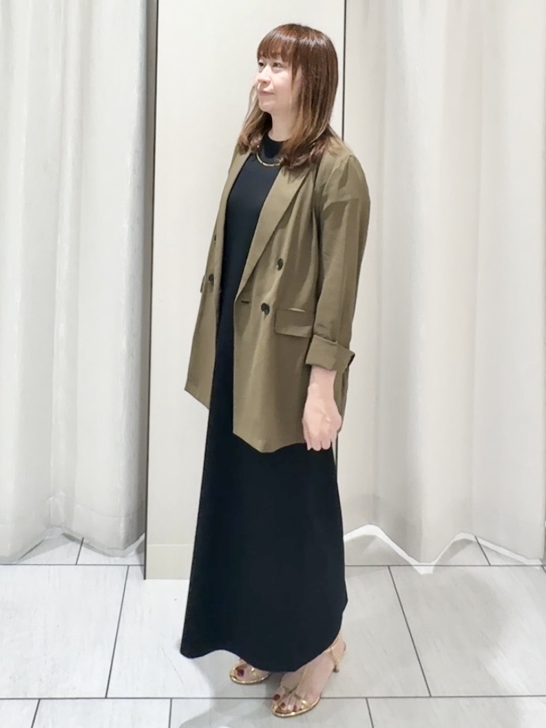 ʏᴜᴋɪᴋᴏさんの「UNTITLED｜【セットアップ可/接触冷感/通気性】ドライシアーダブルジャケット」を使ったコーディネート