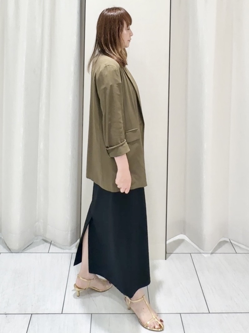 ʏᴜᴋɪᴋᴏさんの「UNTITLED｜【セットアップ可/接触冷感/通気性】ドライシアーダブルジャケット」を使ったコーディネート