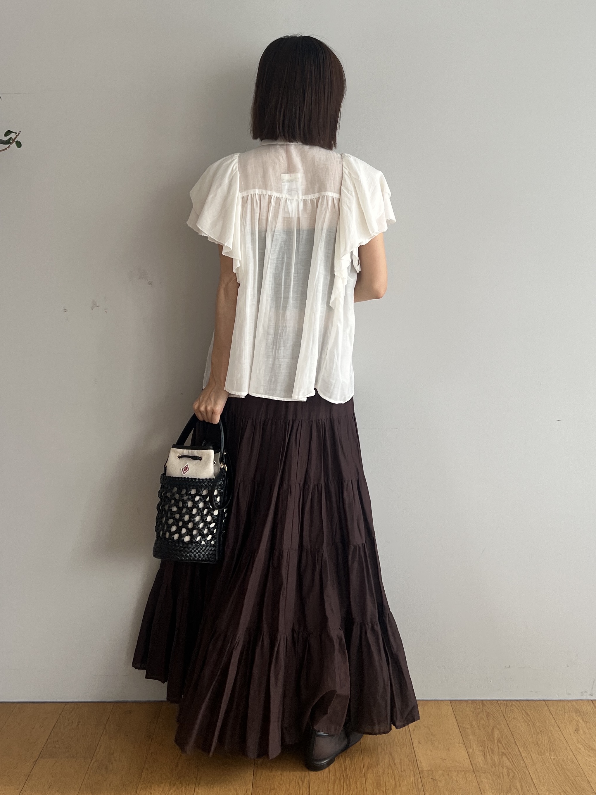 misaさんの「DRESSTERIOR｜【otonaMUSE5月号掲載/3WAY】メッシュ＆キャンバス バケツBAG」を使ったコーディネート