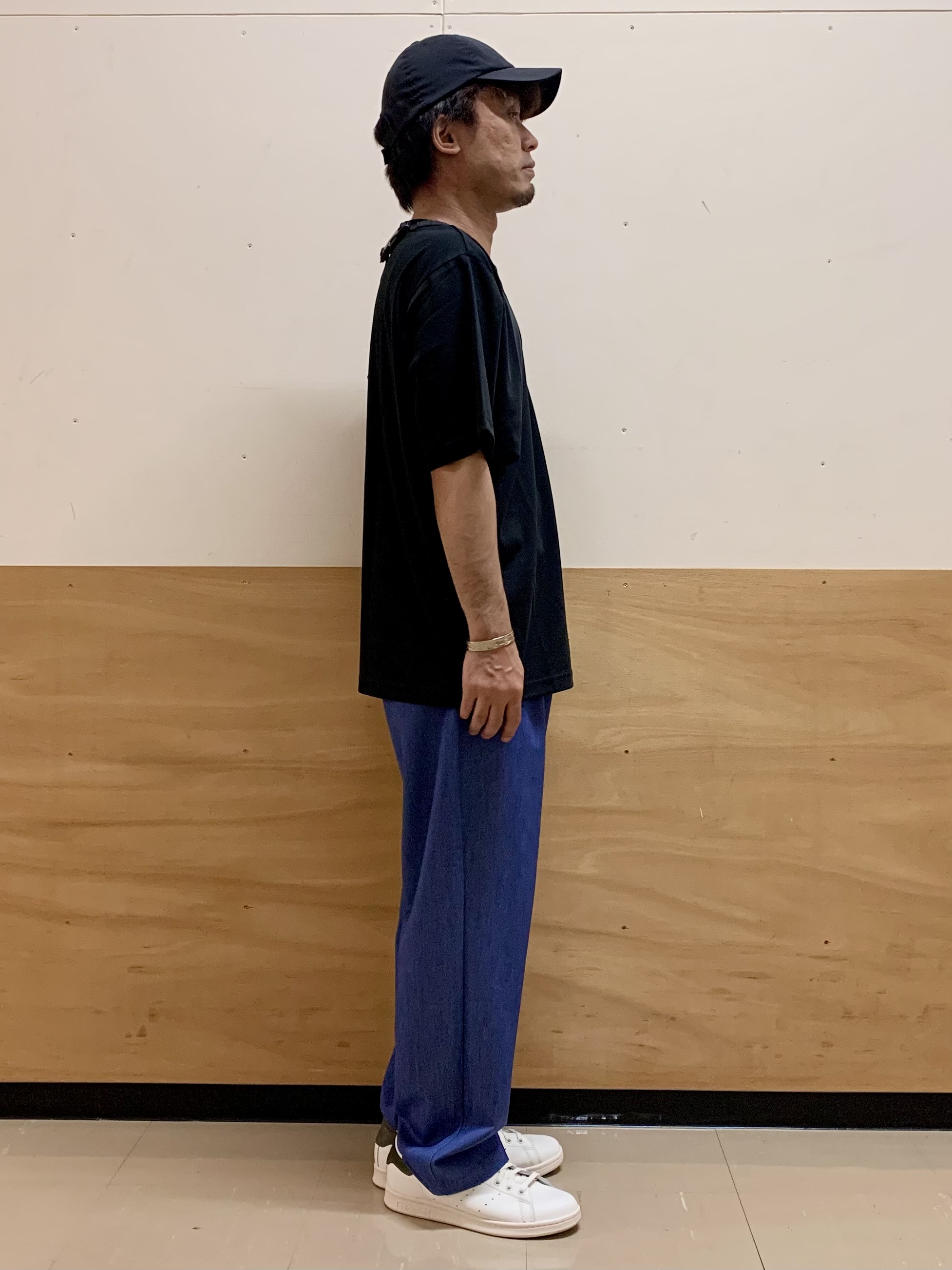 MATUさんの「THE SHOP TK｜ワンポイント刺繍 半袖Tシャツ 洗濯機OK」を使ったコーディネート